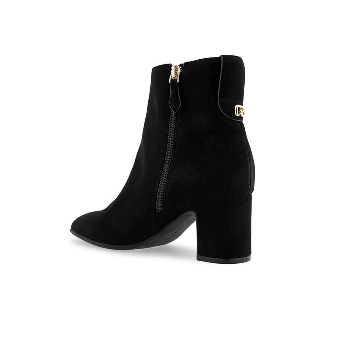 Aerosoles Magnus Boots Women'sB Black Suede Almond Toe Ankle Bootie ZOGG2781
