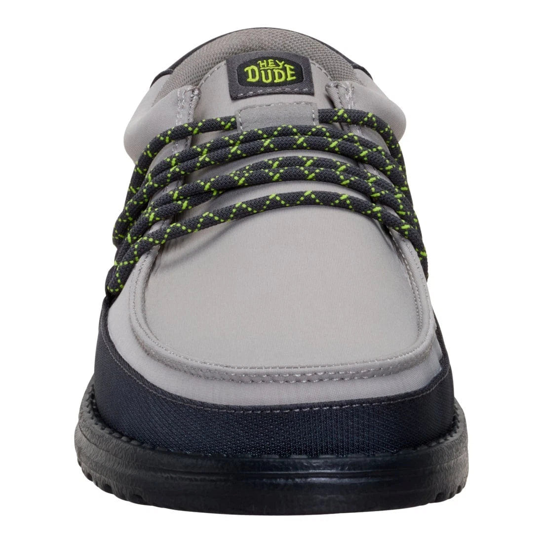 Hey Dude Wally Guard 44538 - 0PJ Men'sM Gray Black Slip - On Casual Shoes LIQ986