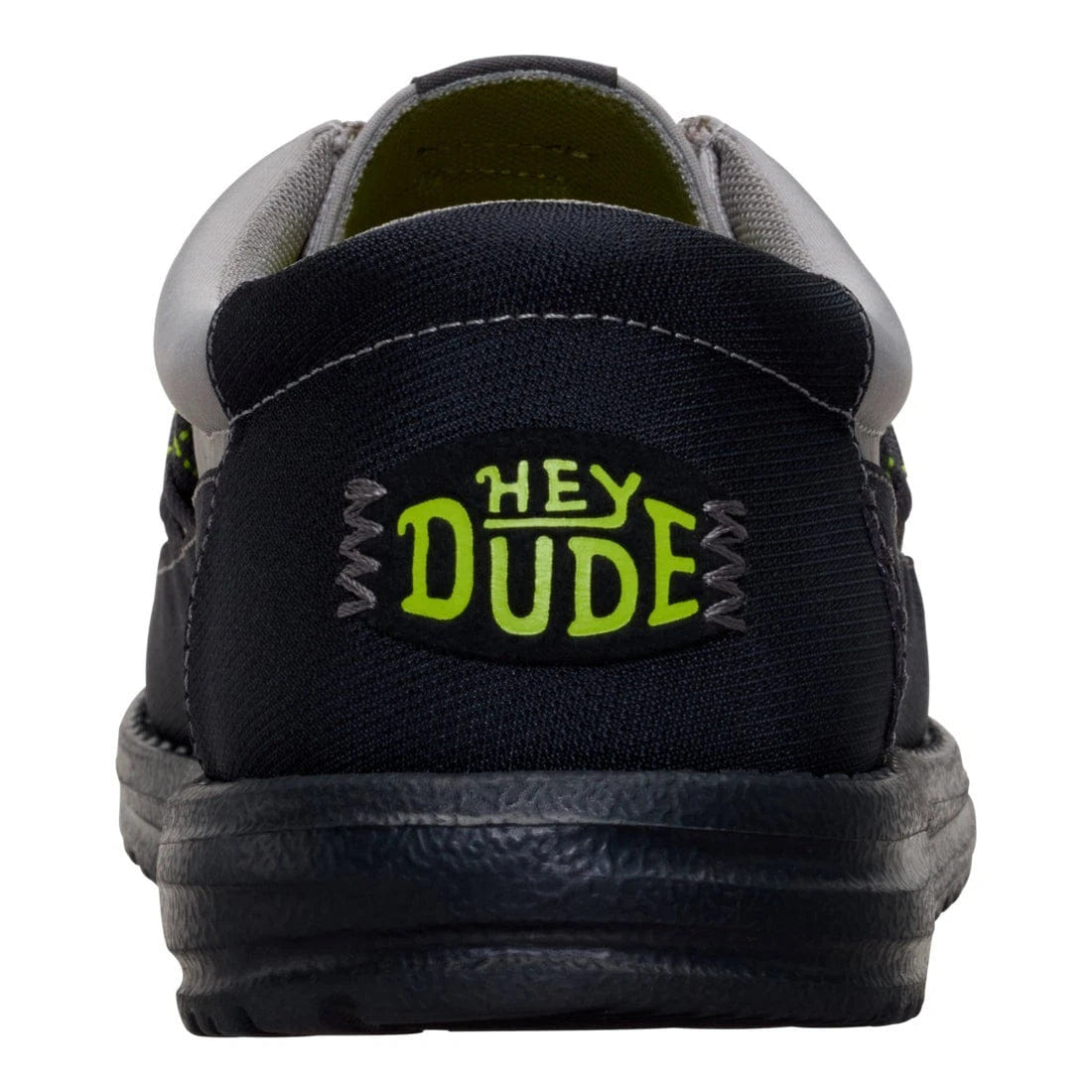 Hey Dude Wally Guard 44538 - 0PJ Men'sM Gray Black Slip - On Casual Shoes LIQ986