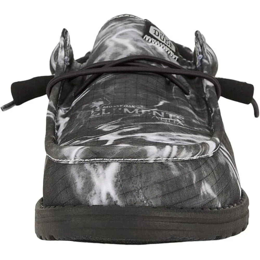 Hey Dude Wally 41790 - 001 Men'sBlack Mossy Oak Moc Toe Slip - On Shoes LIQ1257