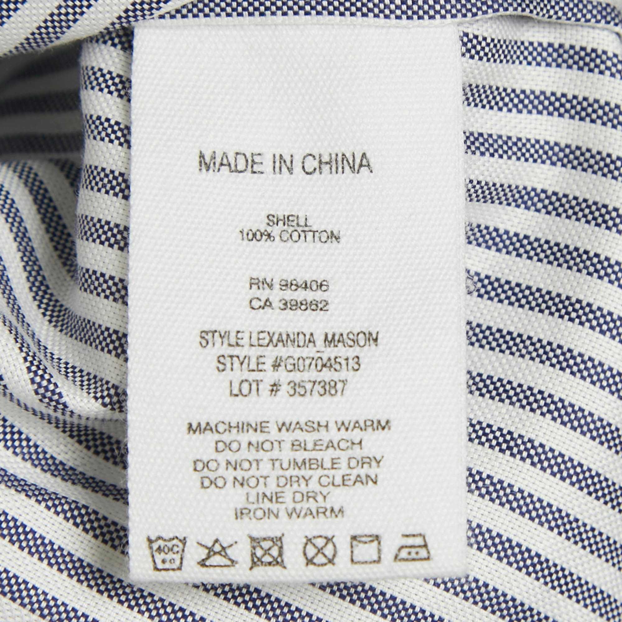 Blue Stripe Cotton Lexanda Top