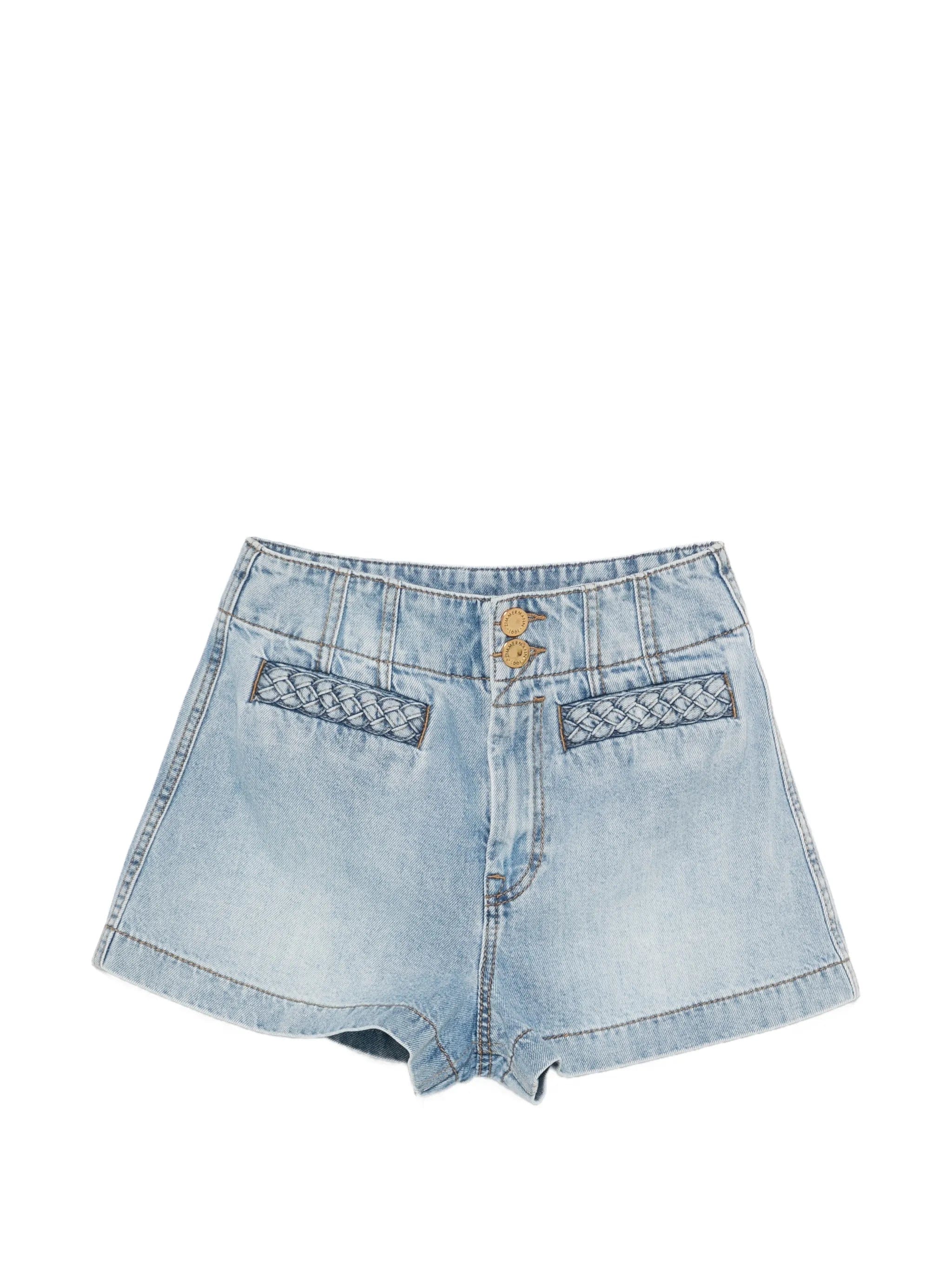 Zimmermann Indra braided - trim shorts