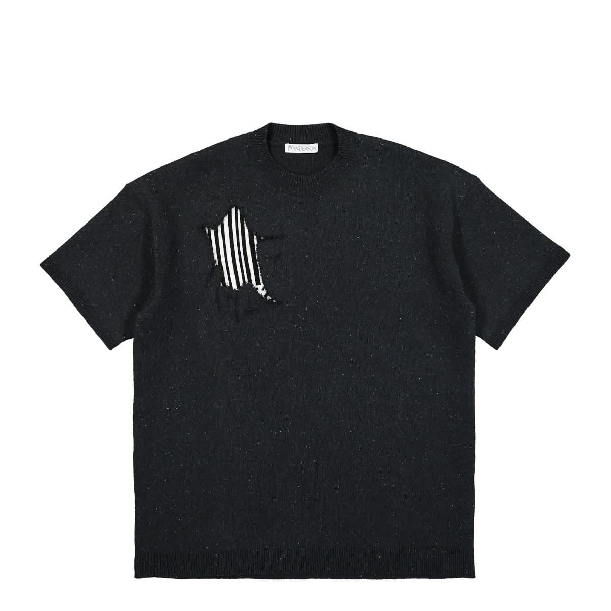 JW Anderson Recycled Denim Barcode Jumper