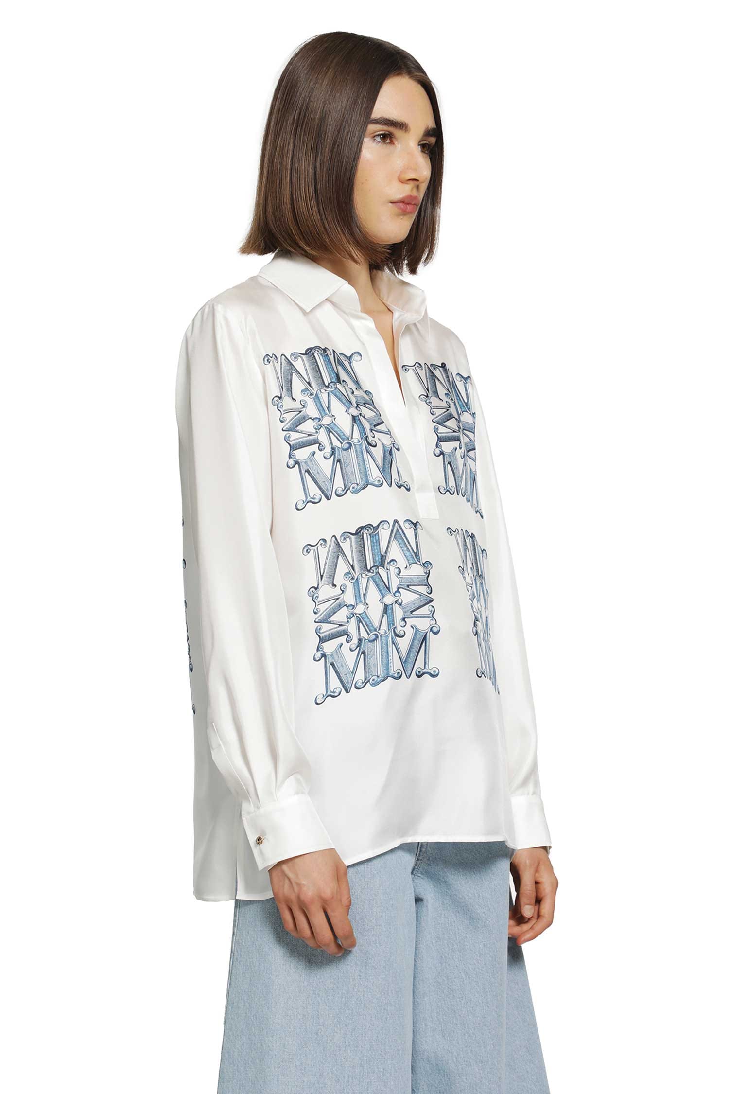 MAX MARA Printed Silk Shirt