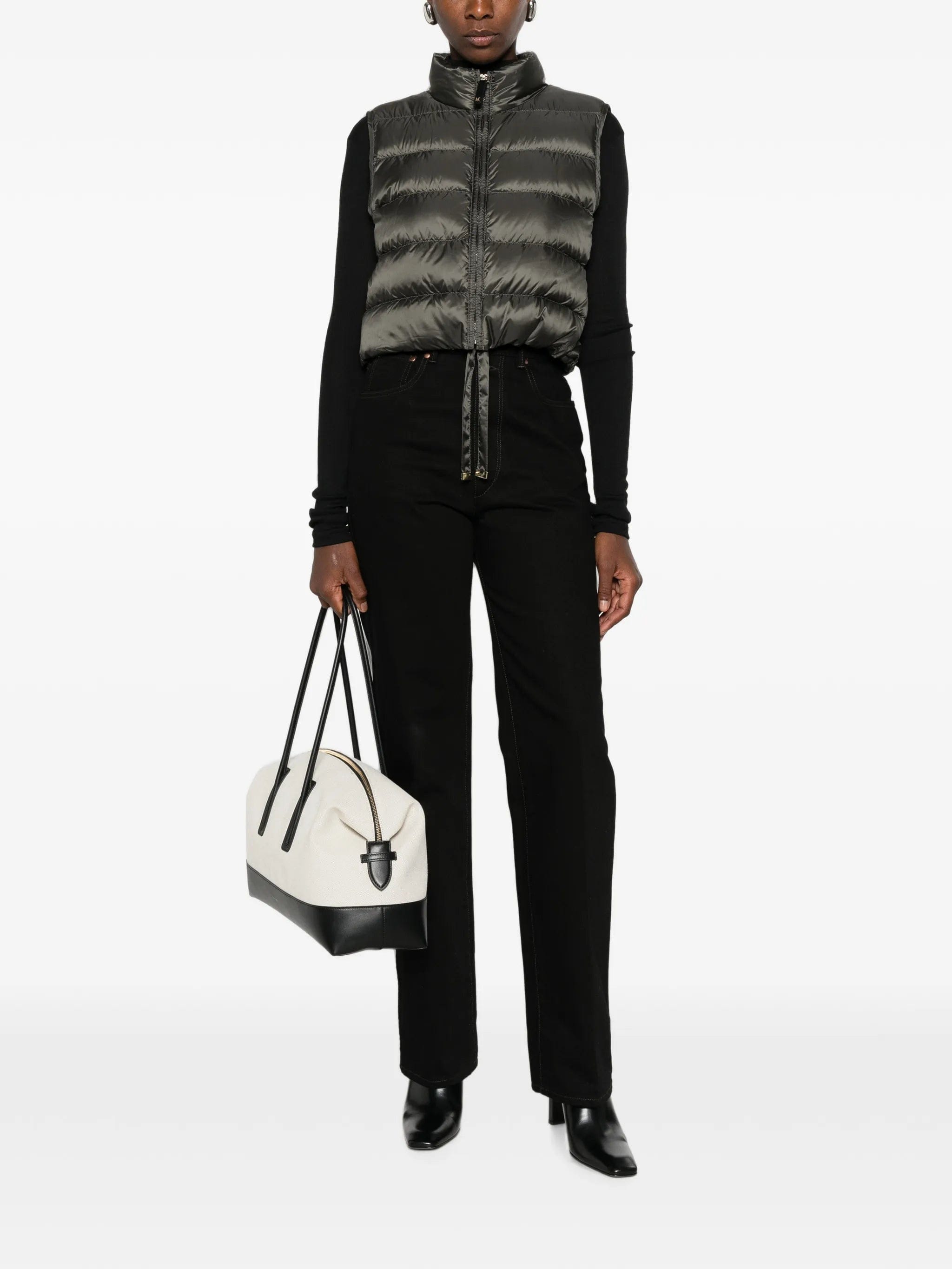 Max Mara quilted sleeveless gilet