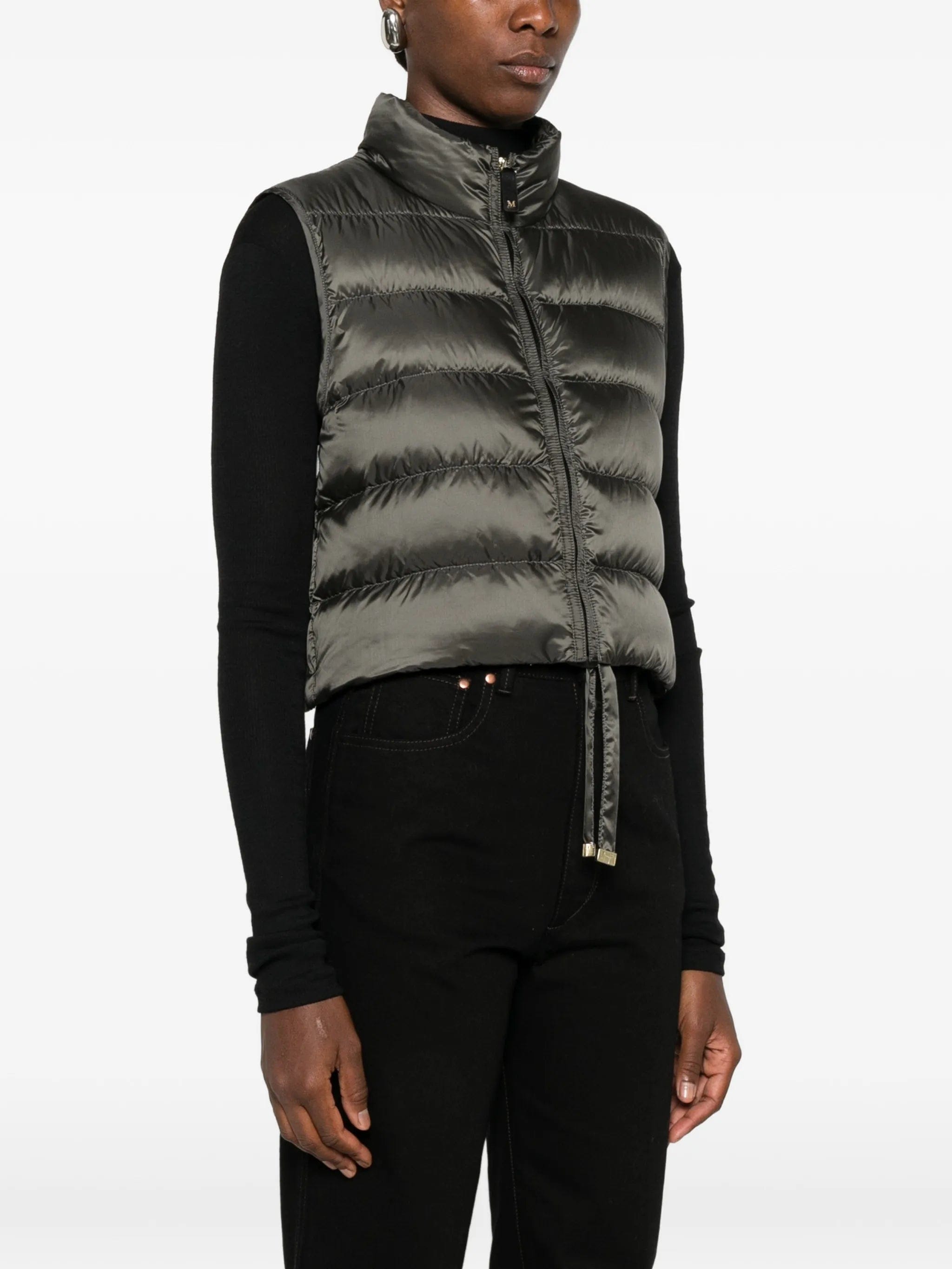 Max Mara quilted sleeveless gilet
