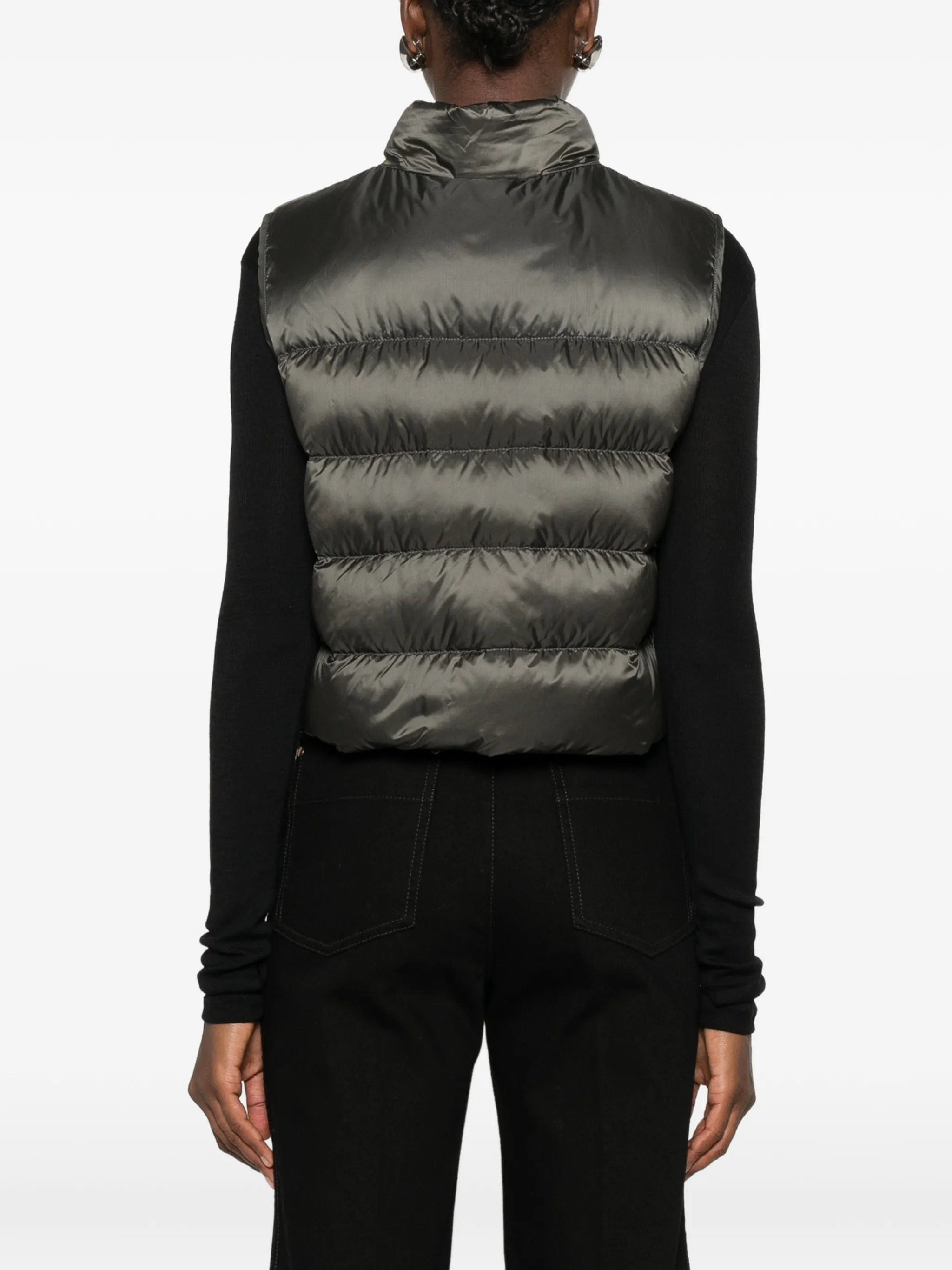 Max Mara quilted sleeveless gilet
