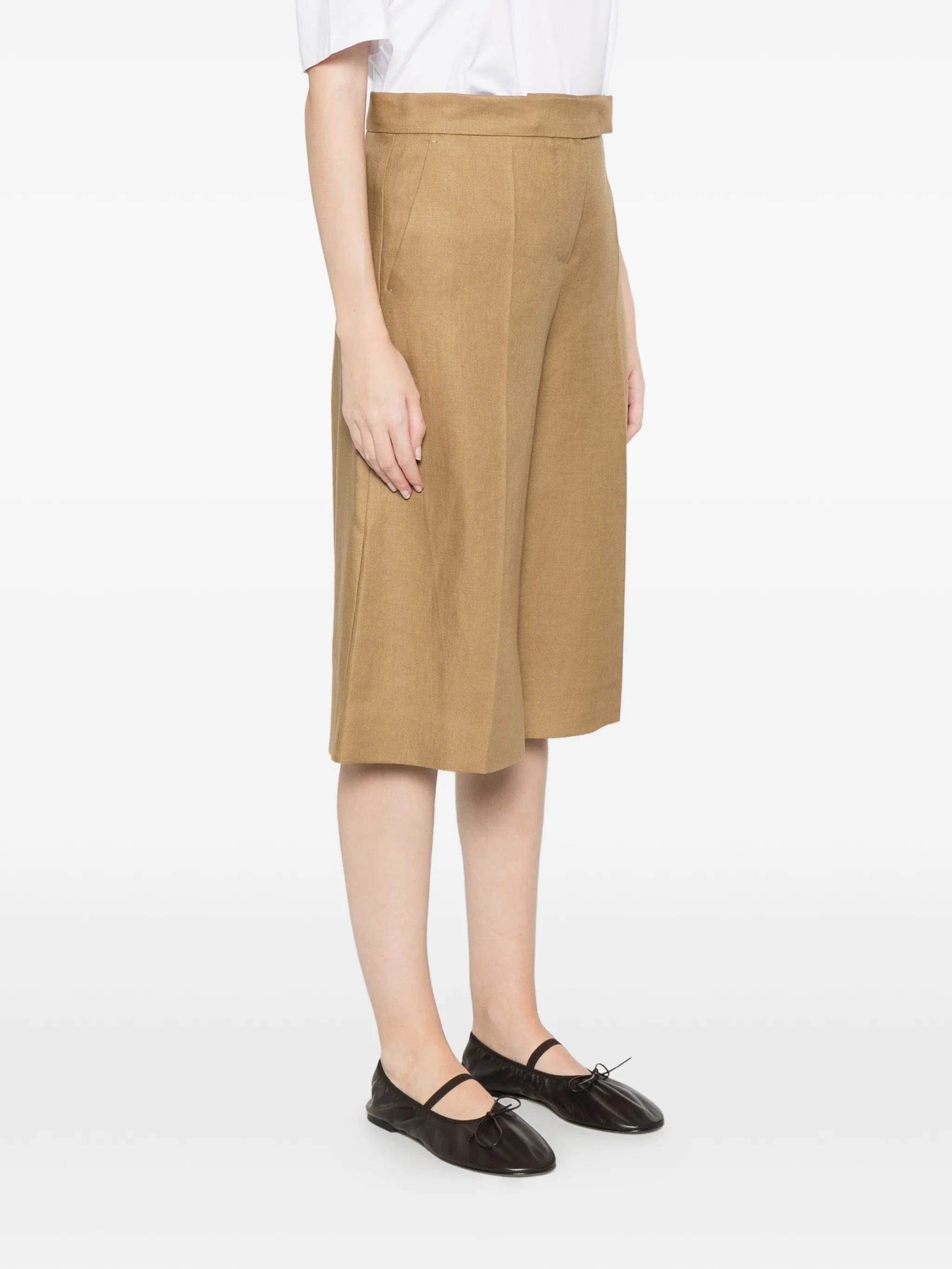 Max Mara high - waisted pleated shorts