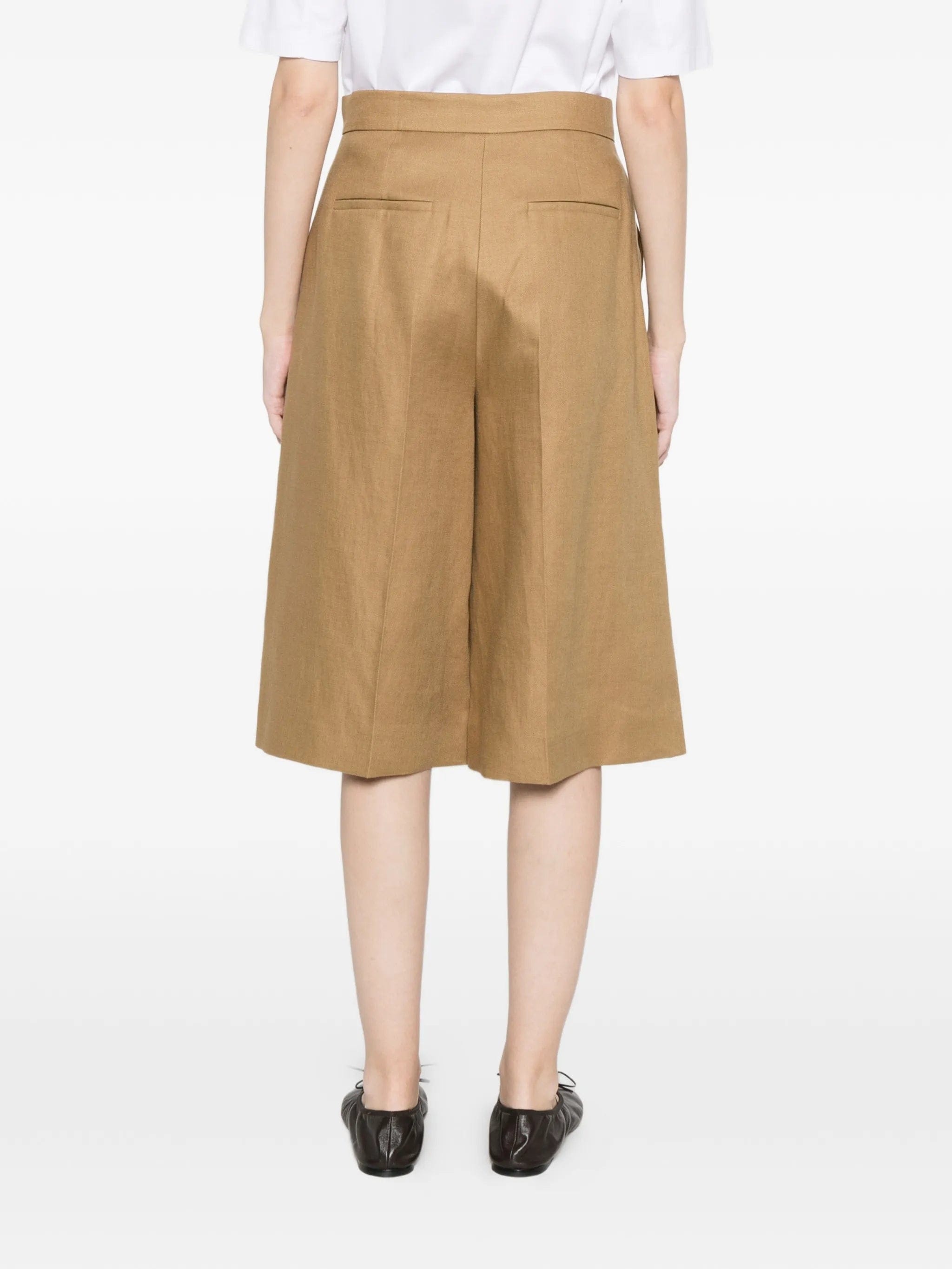 Max Mara high - waisted pleated shorts