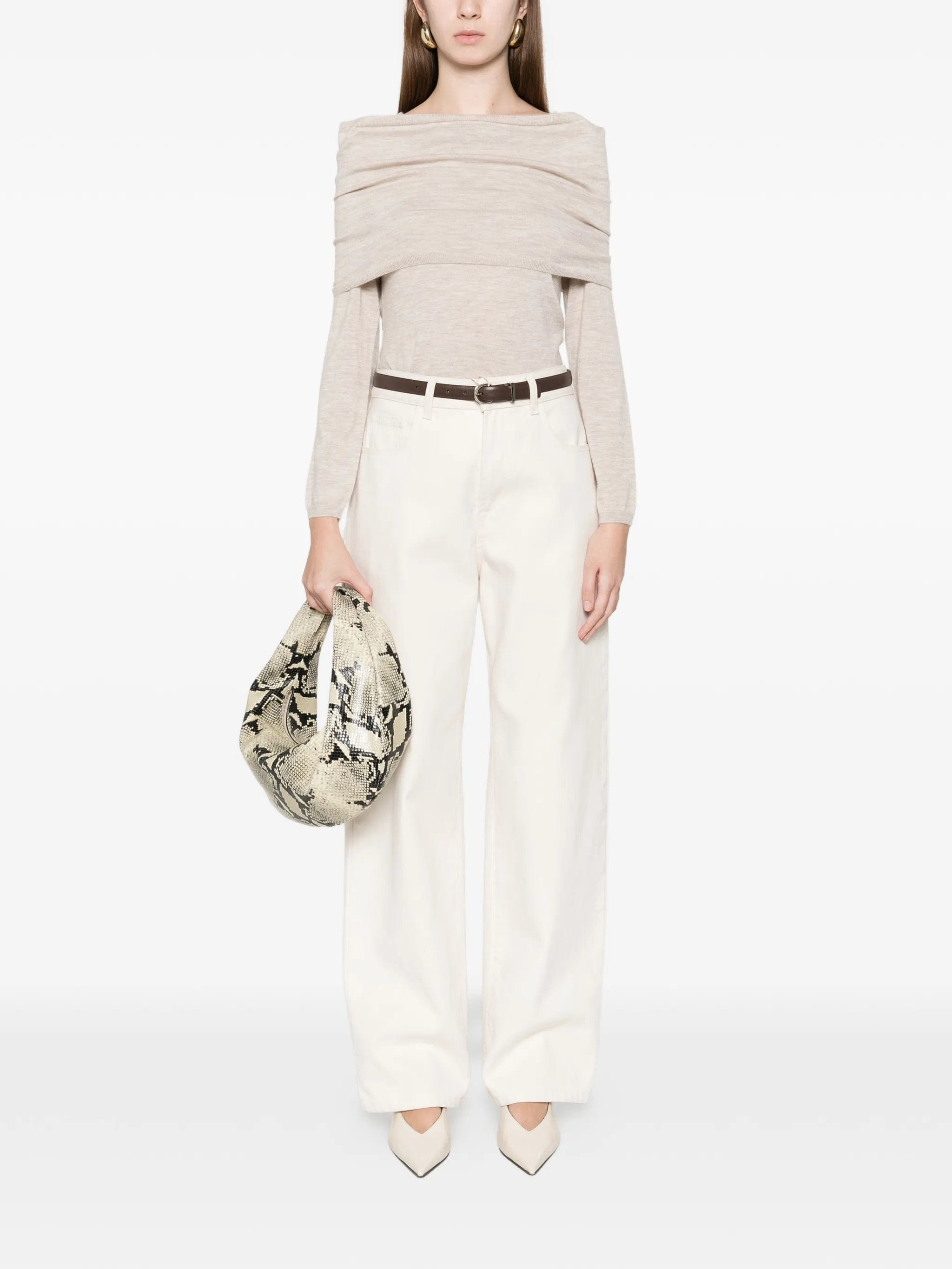 Max Mara Faretra off - shoulder sweater
