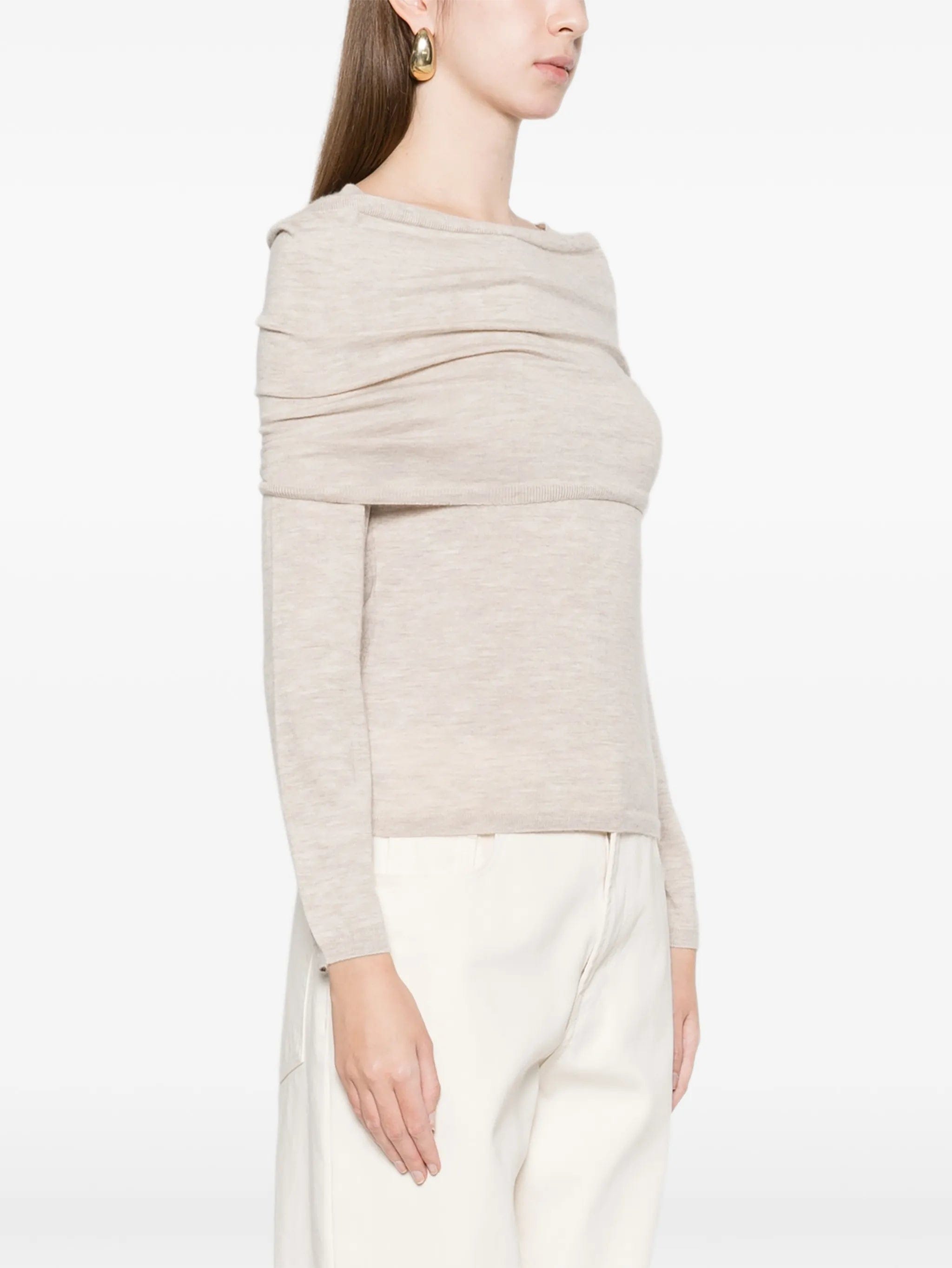 Max Mara Faretra off - shoulder sweater