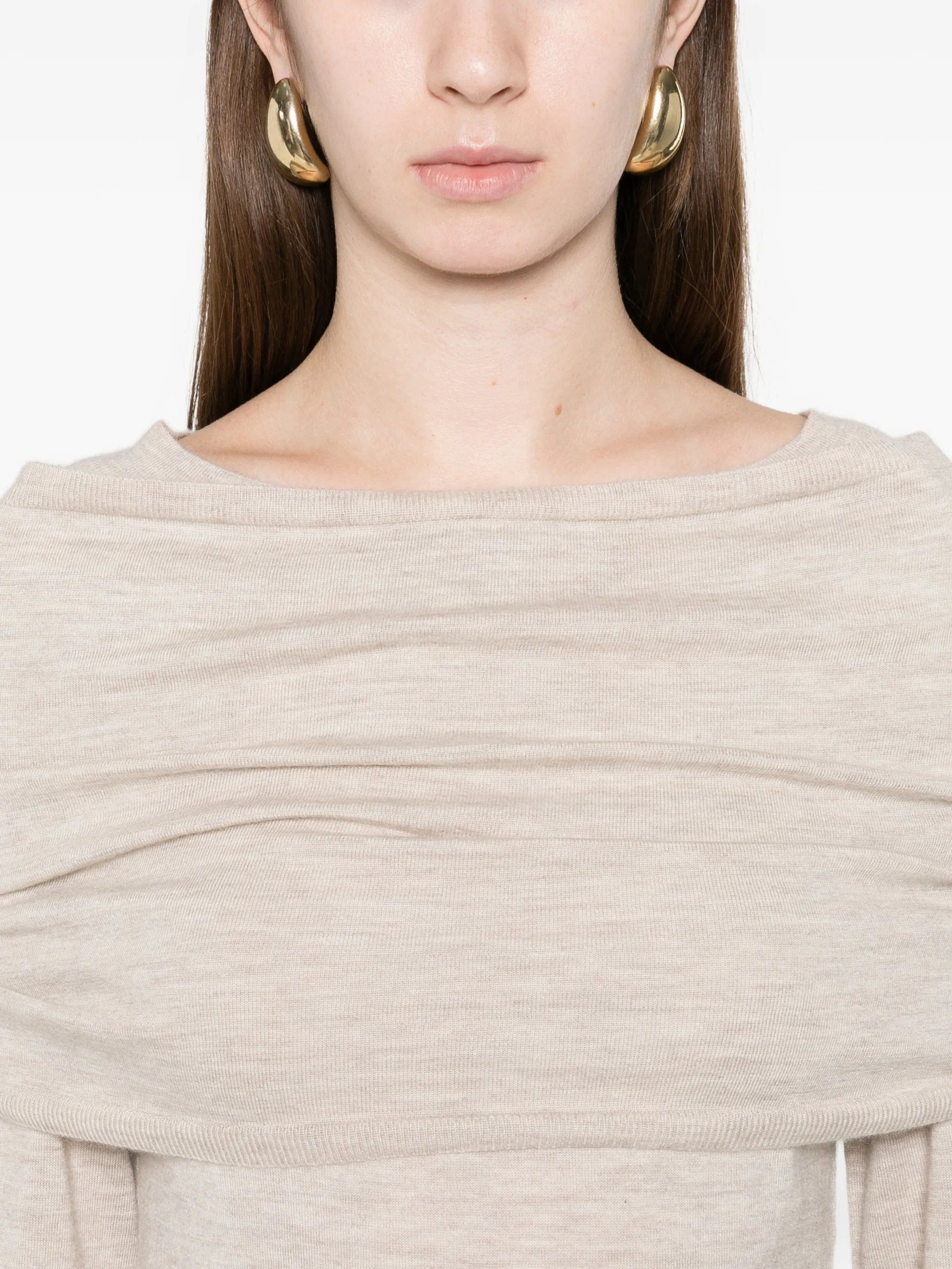 Max Mara Faretra off - shoulder sweater