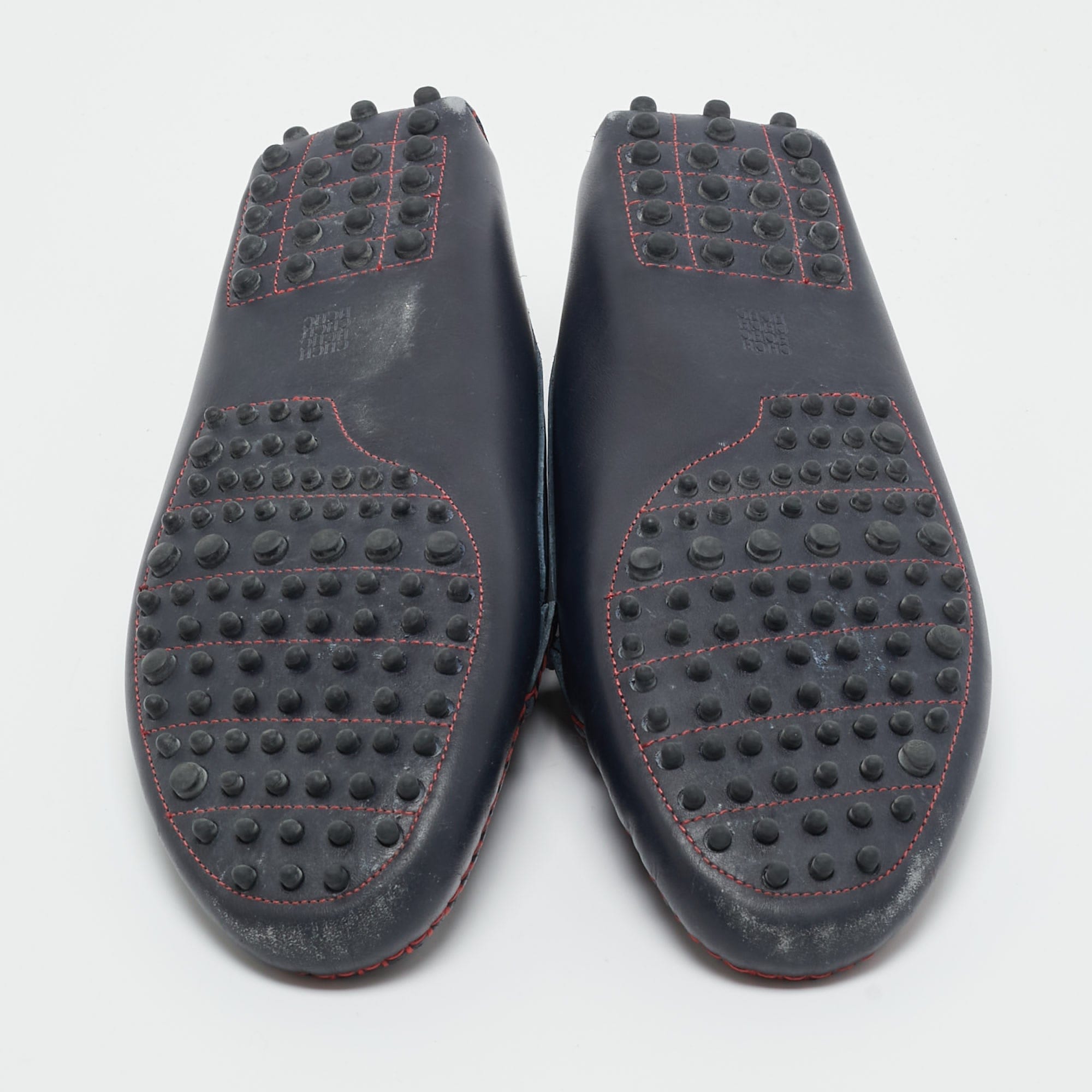 Ch Carolina Herrera Black Leather Loafers