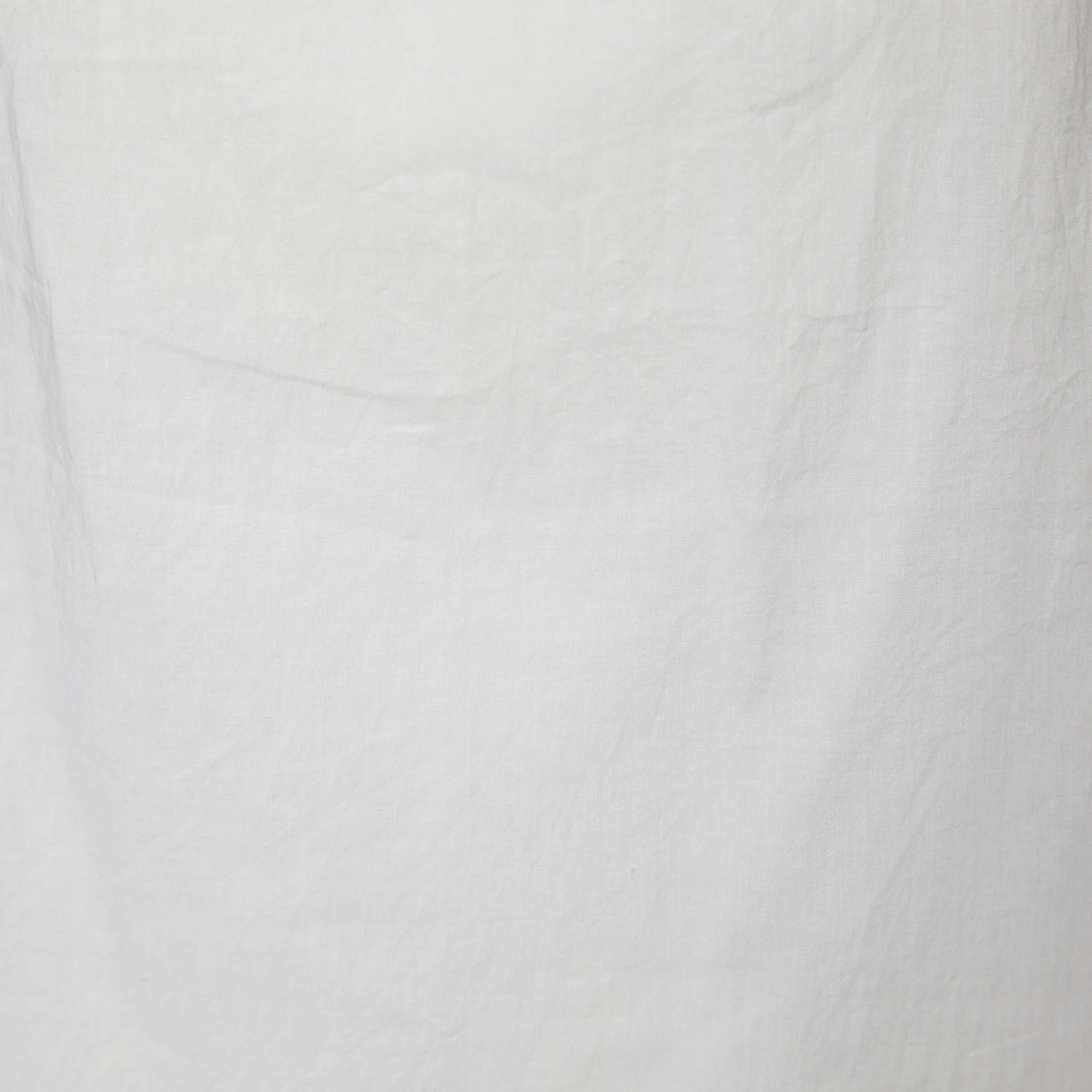 White Cotton Sleeveless Top