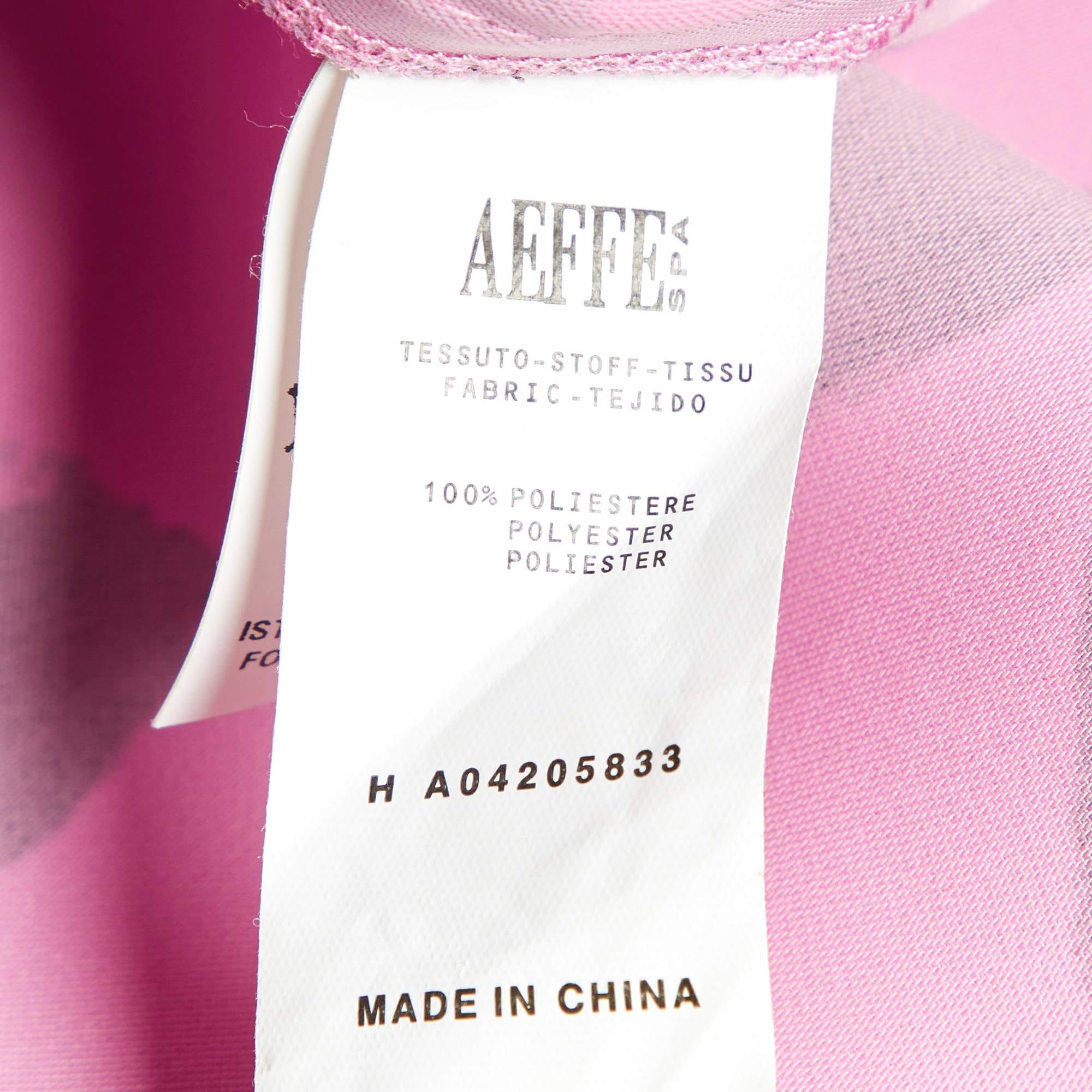 Logo Cheap And Chic Pink Logo Print Crepe Tunic Top