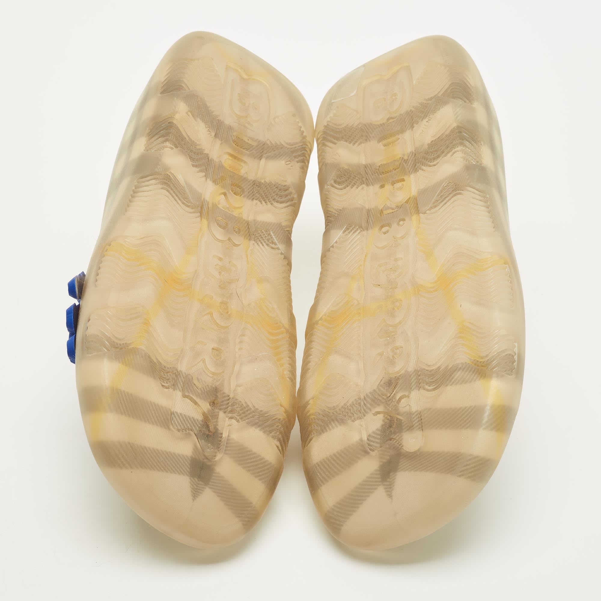 Yellow Size 40 Yellow Haymarket Check Rubber Slide Flats
