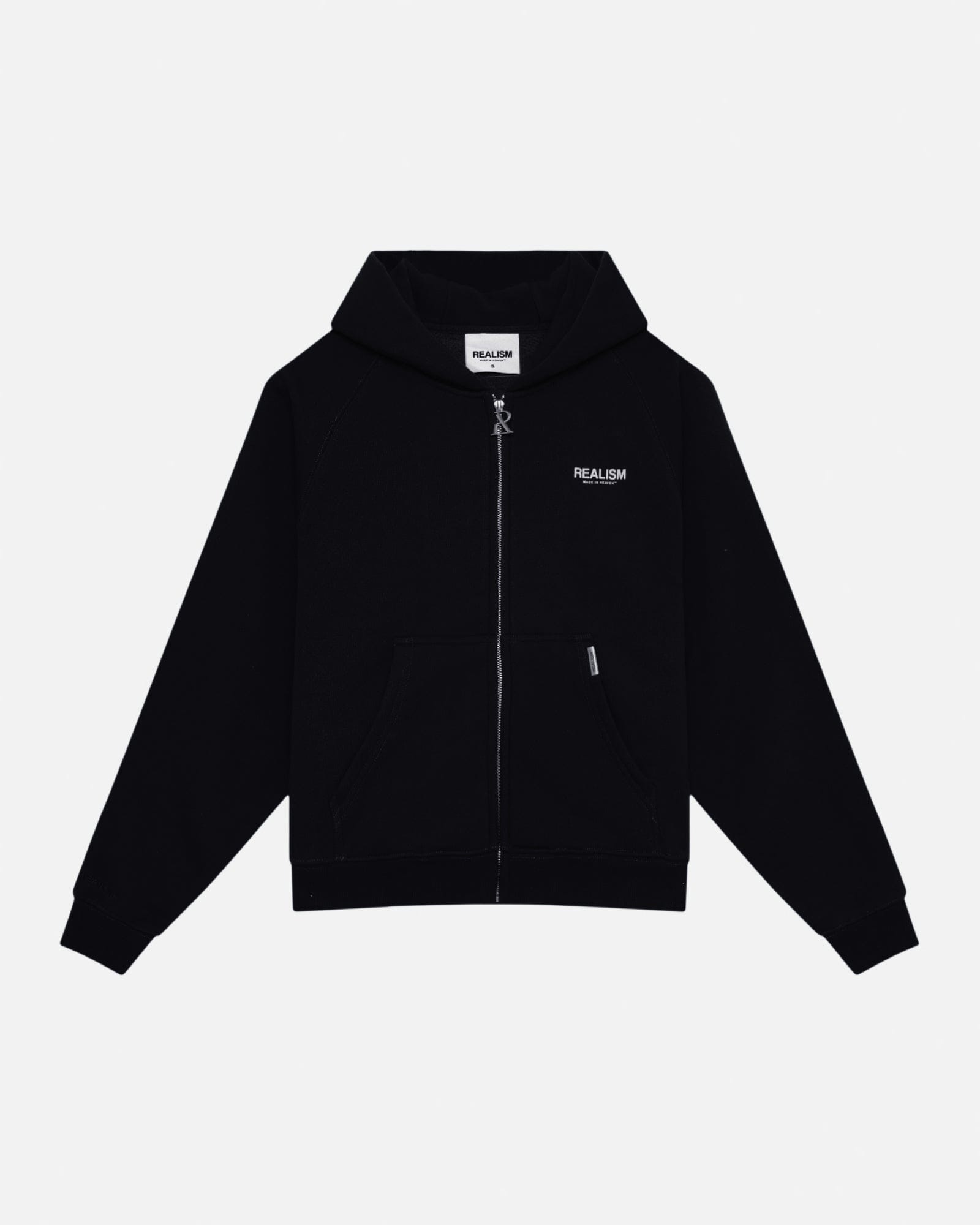Realism SSS REALISM STUDIO ZIP HOODIE BLACK