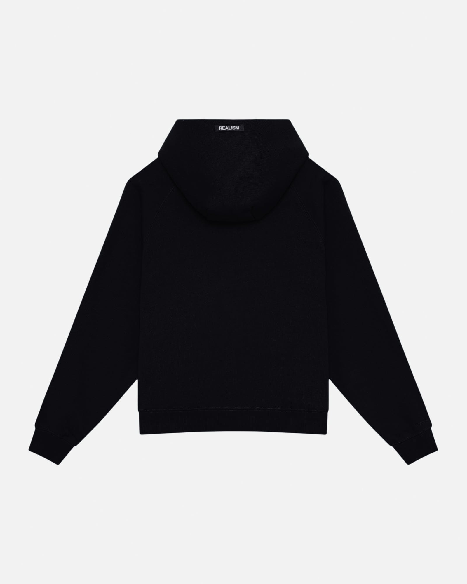 Realism SSS REALISM STUDIO ZIP HOODIE BLACK