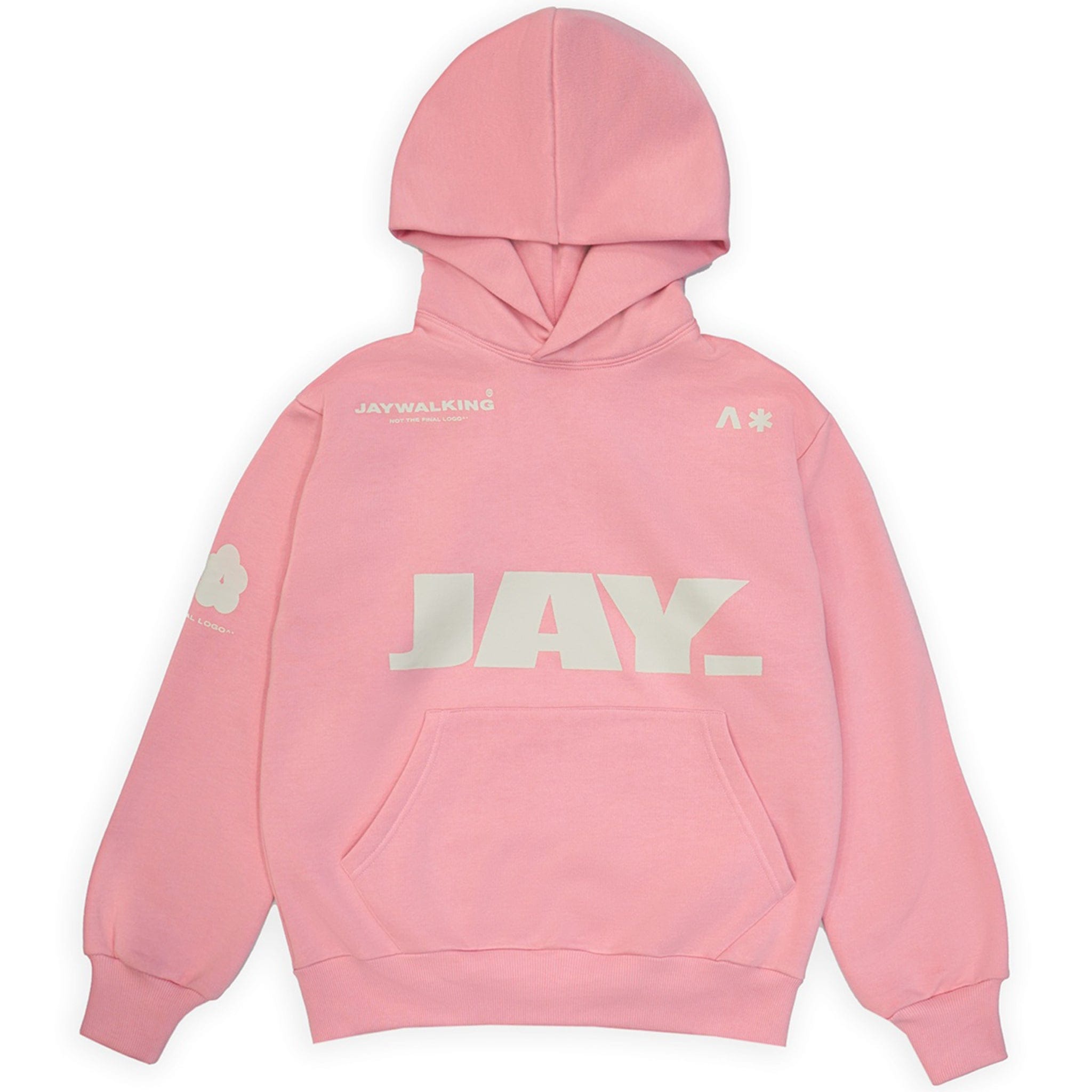 Jaywalking FRIENDS OF MR. WALKING HOODIE (PINK)