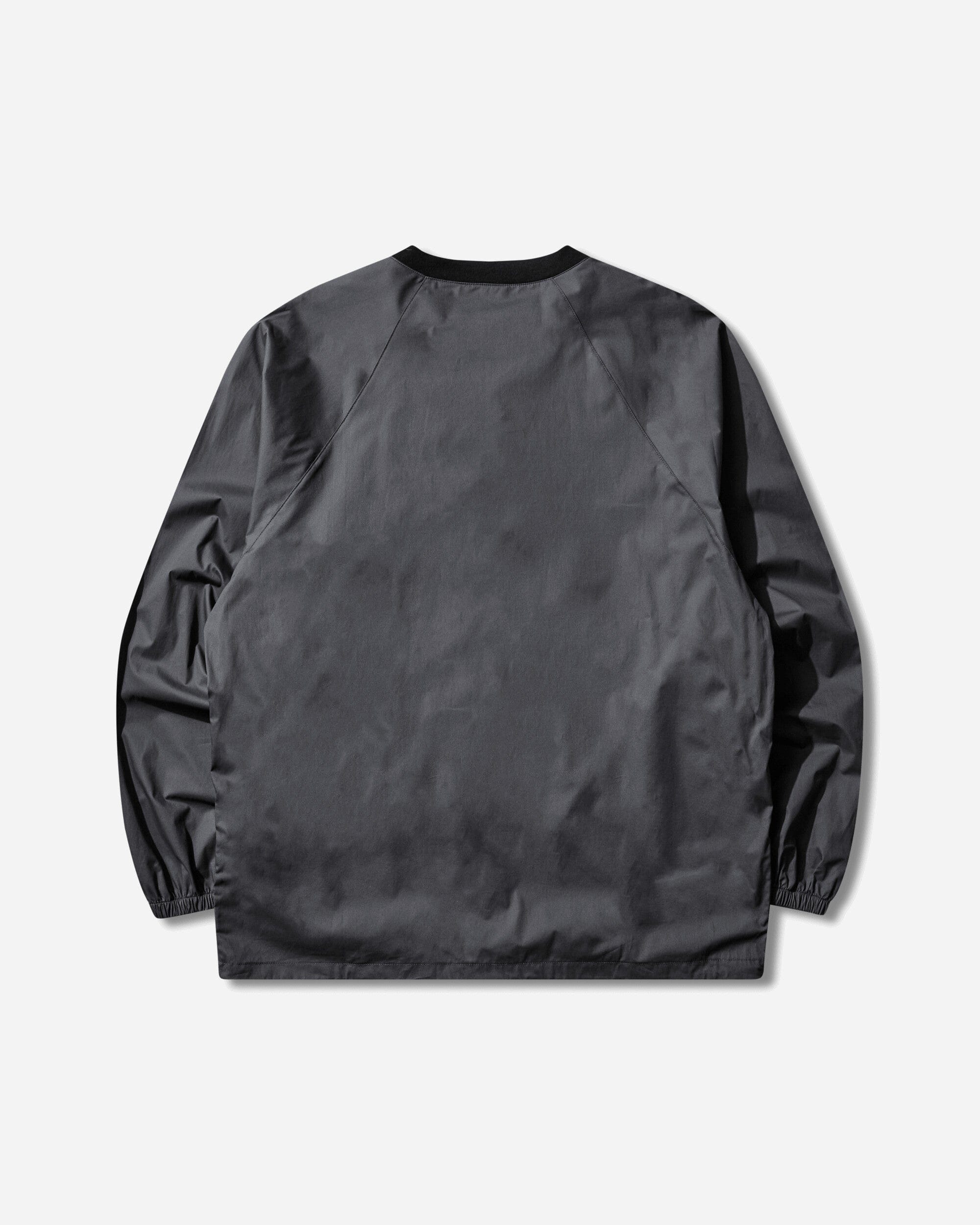 GR10K Men's Tirreno V Neck Top Charcoal