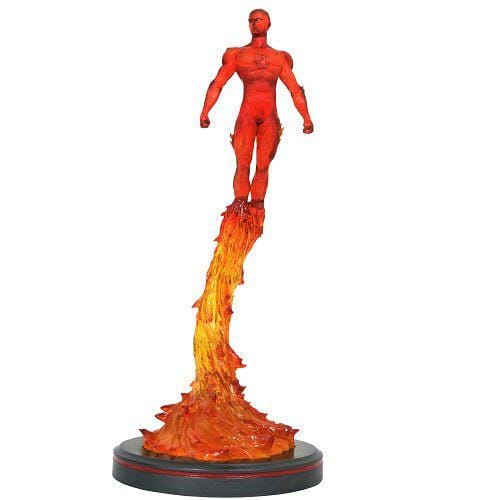 Diamond Select Marvel Premier Collection Comic Human Torch Statue
