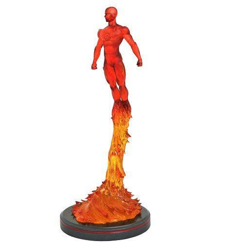 Diamond Select Marvel Premier Collection Comic Human Torch Statue