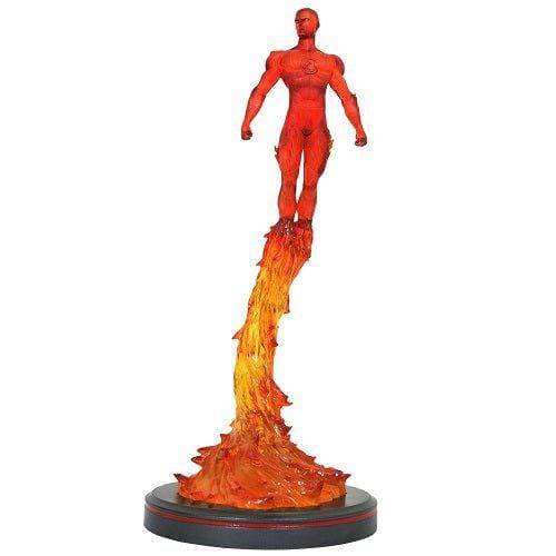 Diamond Select Marvel Premier Collection Comic Human Torch Statue