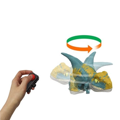Mattel Jurassic World Dominion Click Tracker Blue Velociraptor