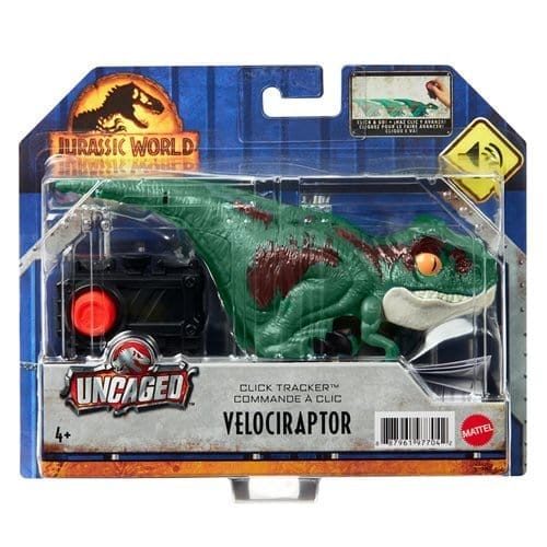 Mattel Jurassic World Dominion Uncaged Click Tracker Velociraptor