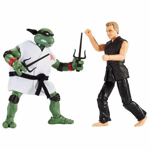 Playmates Teenage Mutant Ninja Turtles x Cobra Kai - Raphael Vs. John Kreese 2 - Pack Action Figures