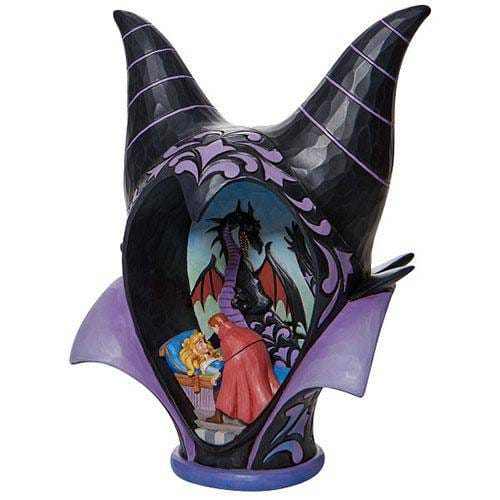 Enesco Disney Traditions Maleficent Headdress Scene True Loves Kiss by Jim Shore Statue
