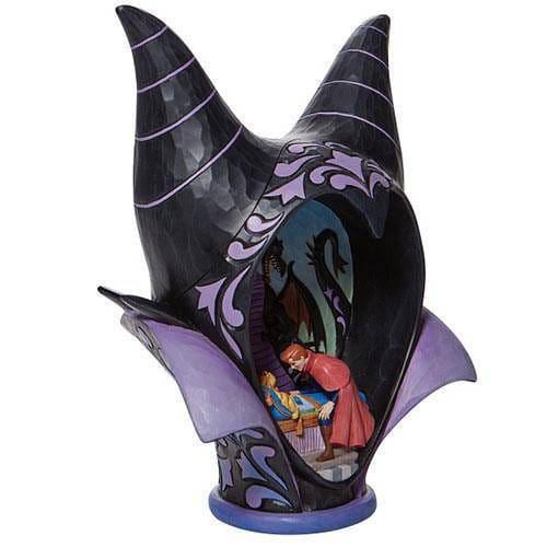 Enesco Disney Traditions Maleficent Headdress Scene True Loves Kiss by Jim Shore Statue
