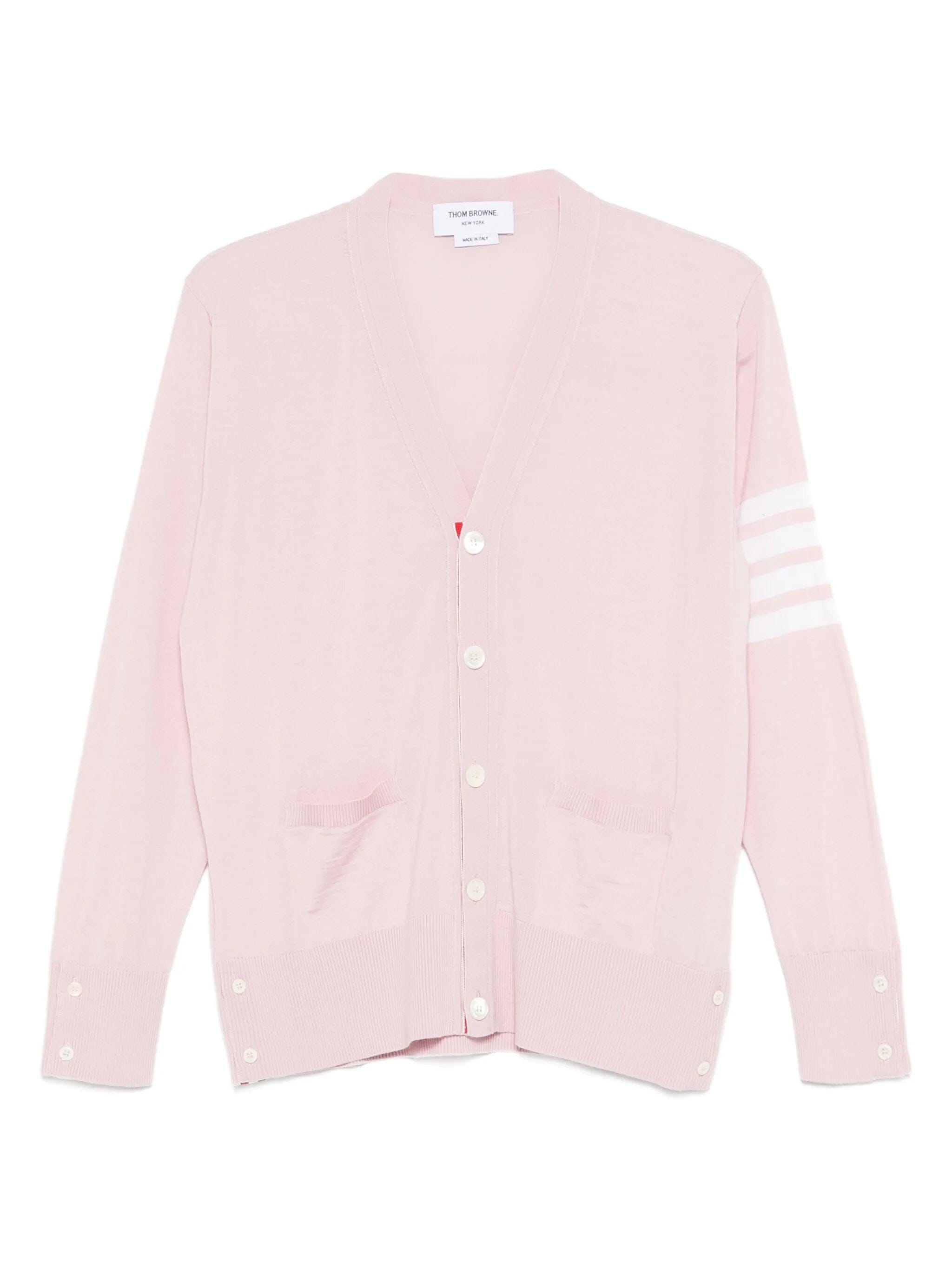 Thom Browne merino wool 4 - Bar cardigan