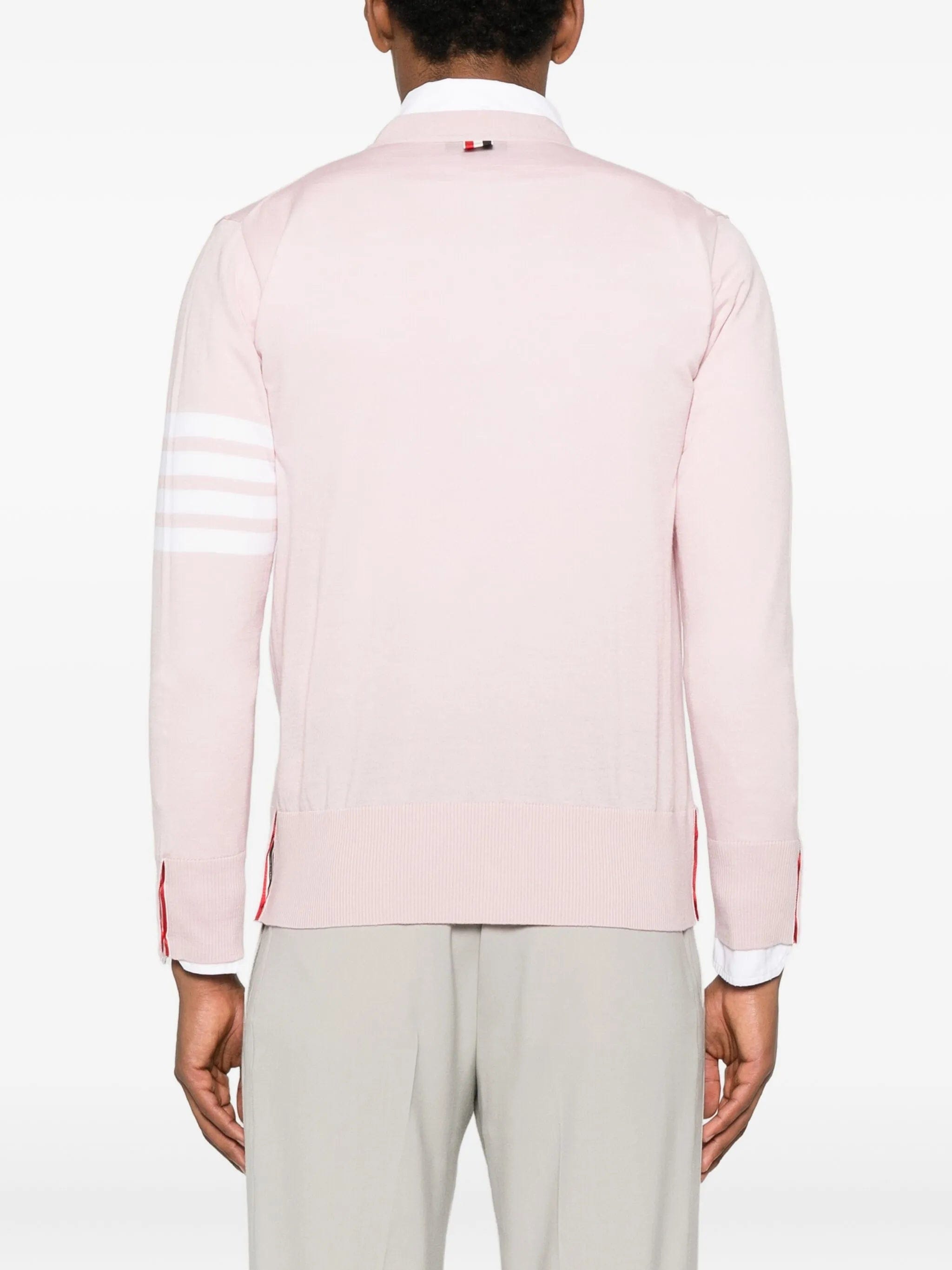 Thom Browne merino wool 4 - Bar cardigan