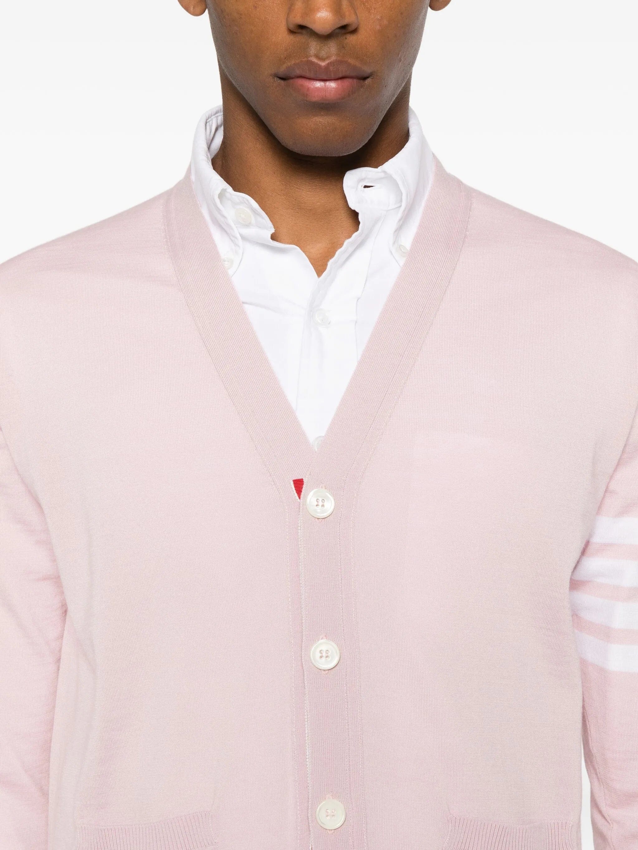 Thom Browne merino wool 4 - Bar cardigan