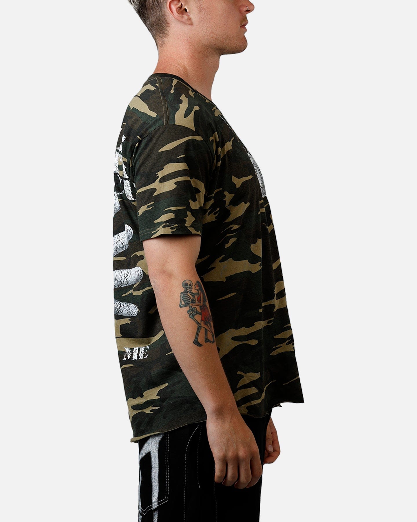 Vintage Culture Kings x WWE John Cena Ruthless Aggression Vintage T - Shirt Woodland Camo