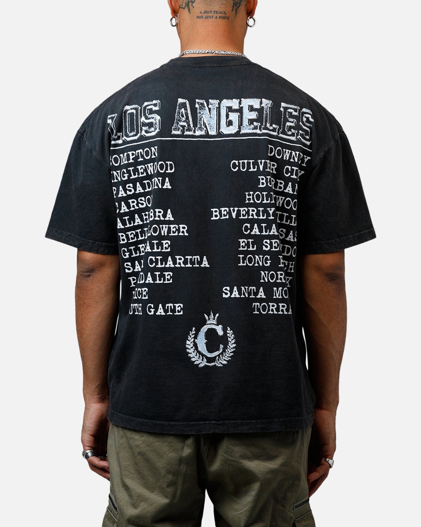 Vintage Culture Kings CK Los Angeles Vintage T - Shirt Black