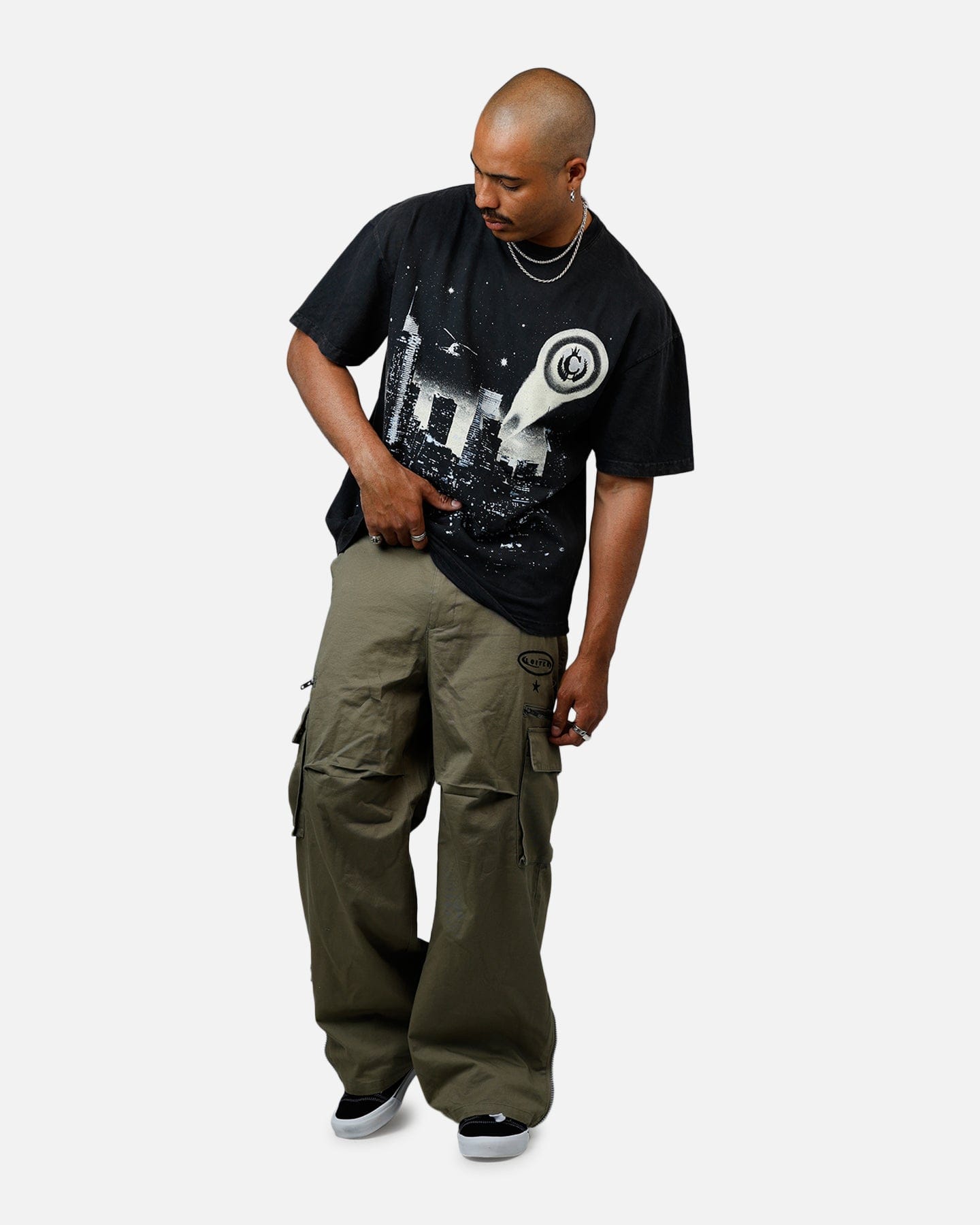 Vintage Culture Kings CK Los Angeles Vintage T - Shirt Black