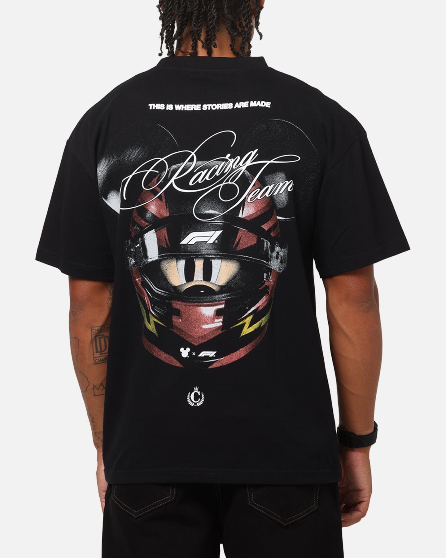 Vintage Culture Kings Disney x Formula 1® Mickey Helmet Vintage T - Shirt Black