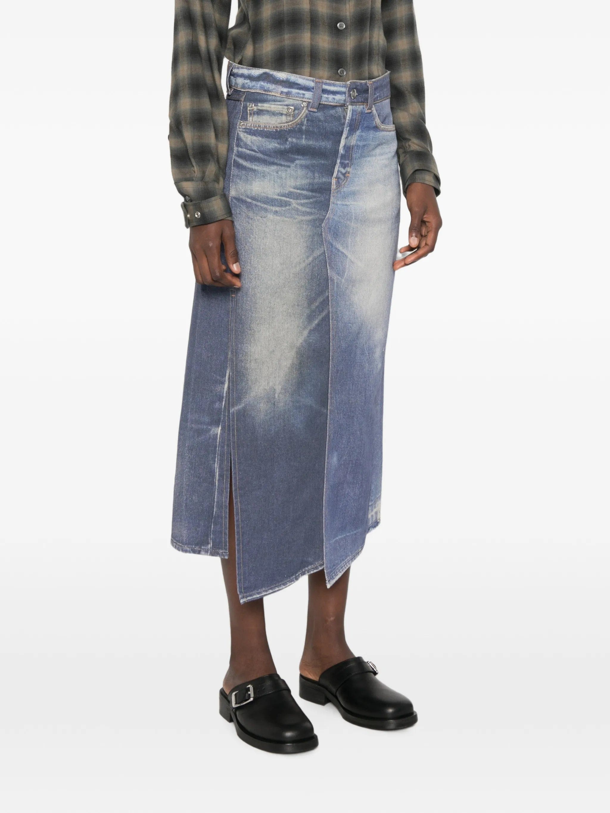 OUR Legacy denim midi skirt