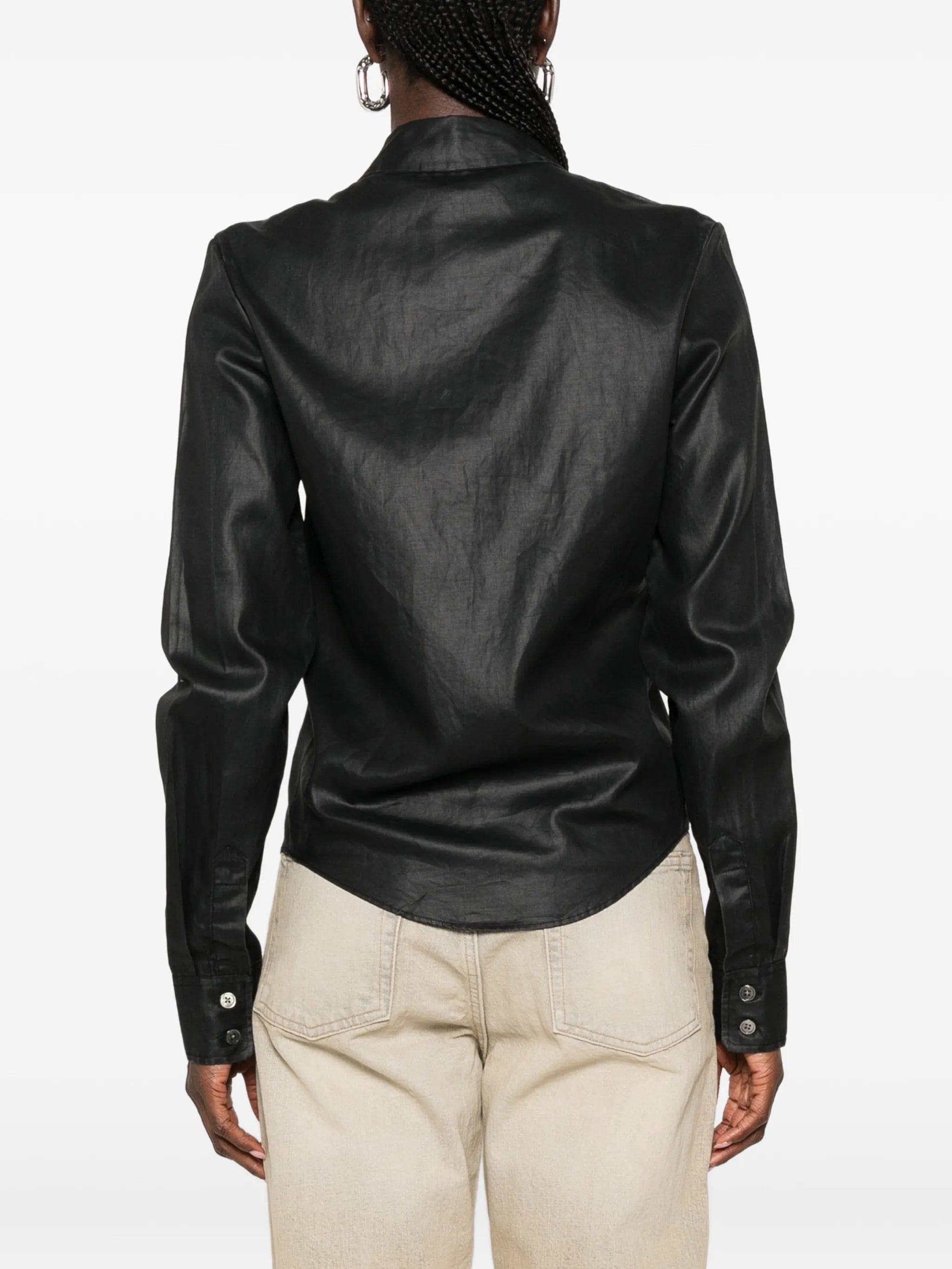 OUR Legacy slim - fit zip - up shirt