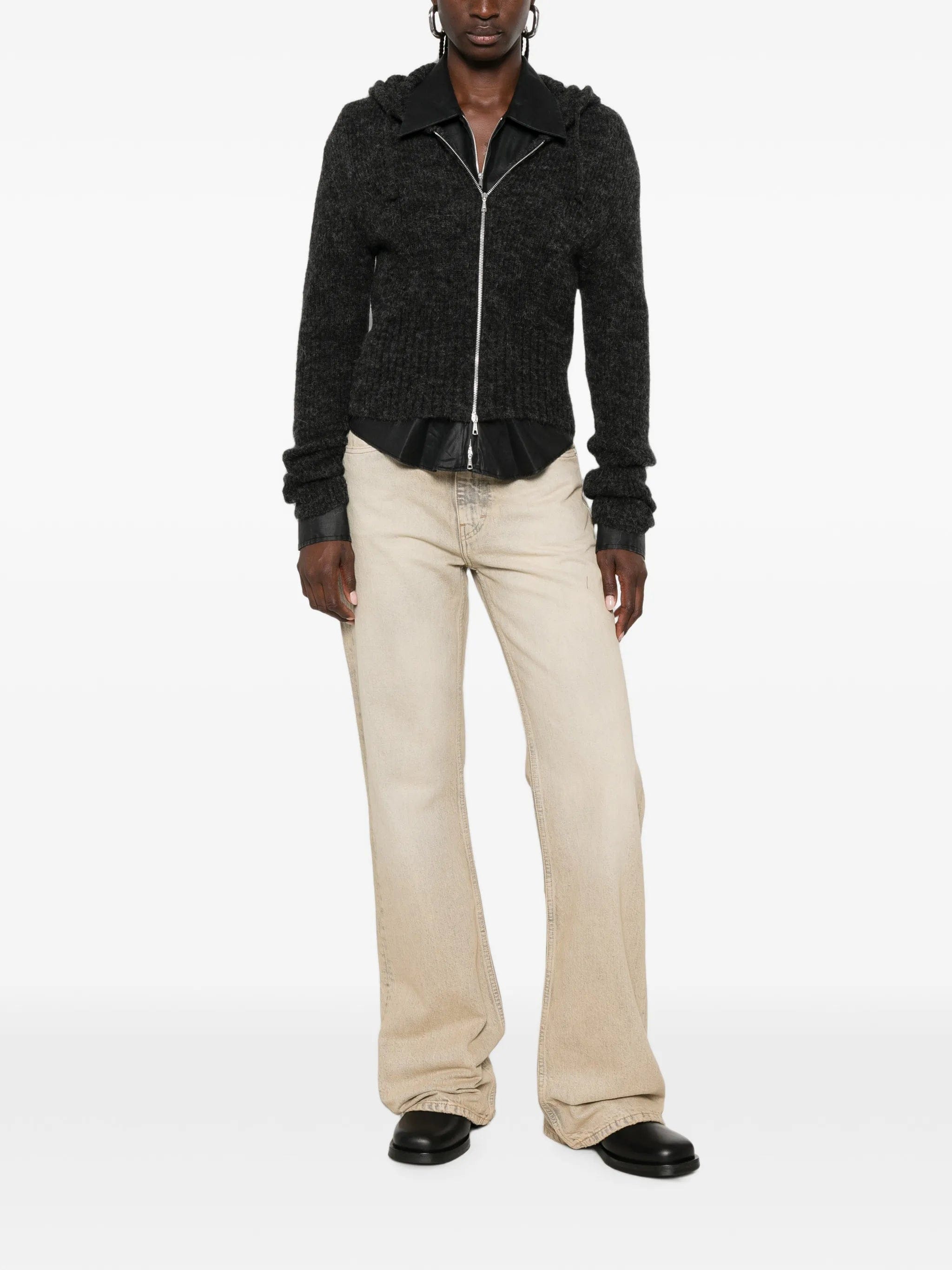 OUR Legacy Compact Hood zip - up cardigan