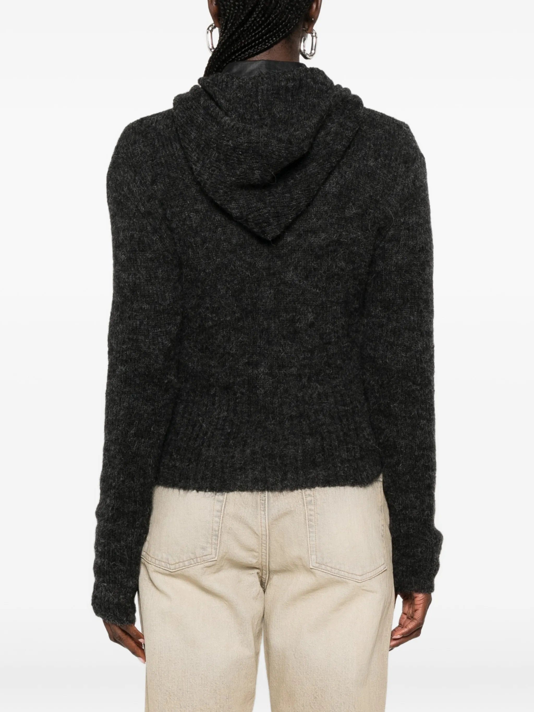 OUR Legacy Compact Hood zip - up cardigan