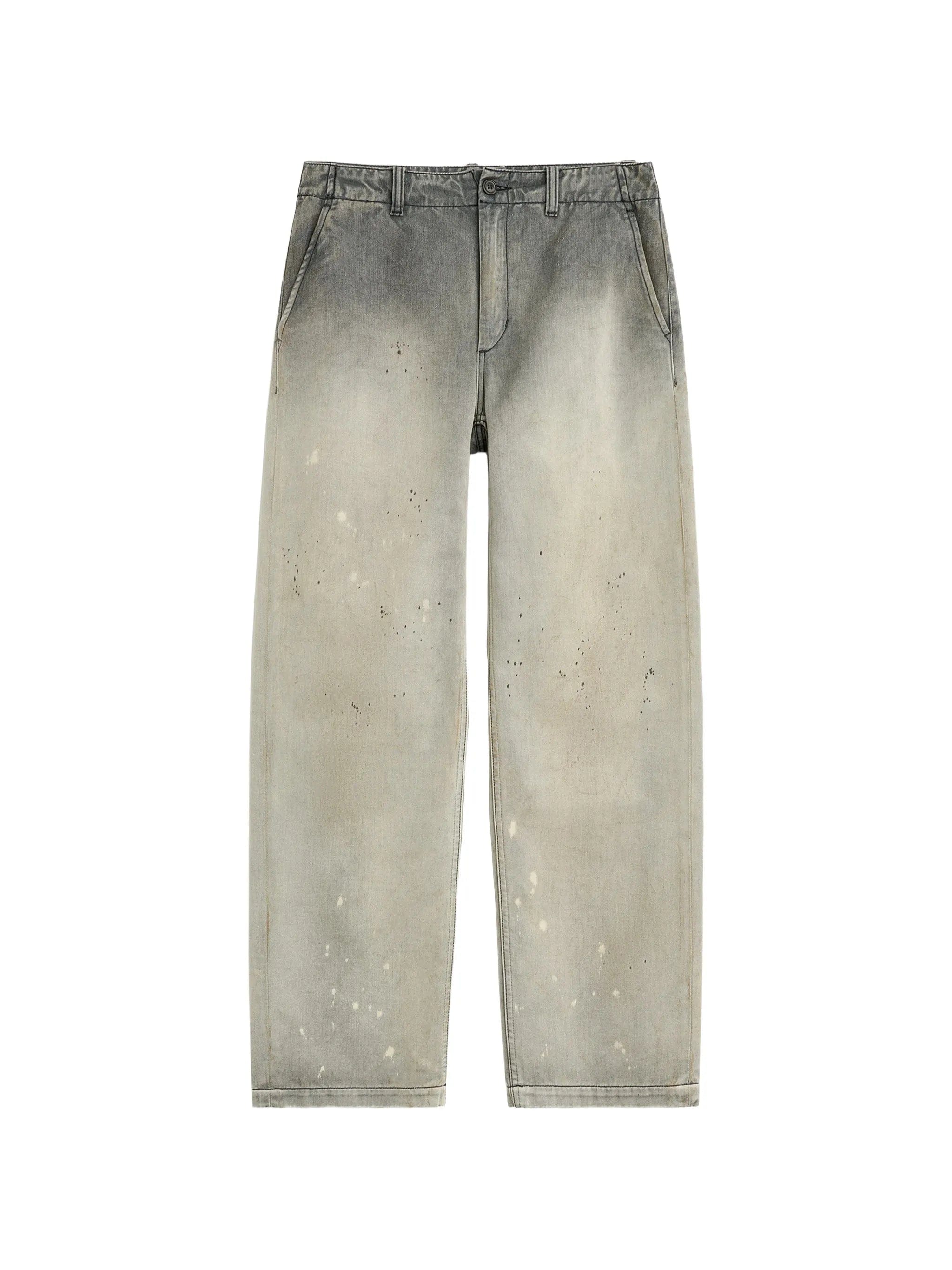OUR Legacy paint - splatter faded jeans