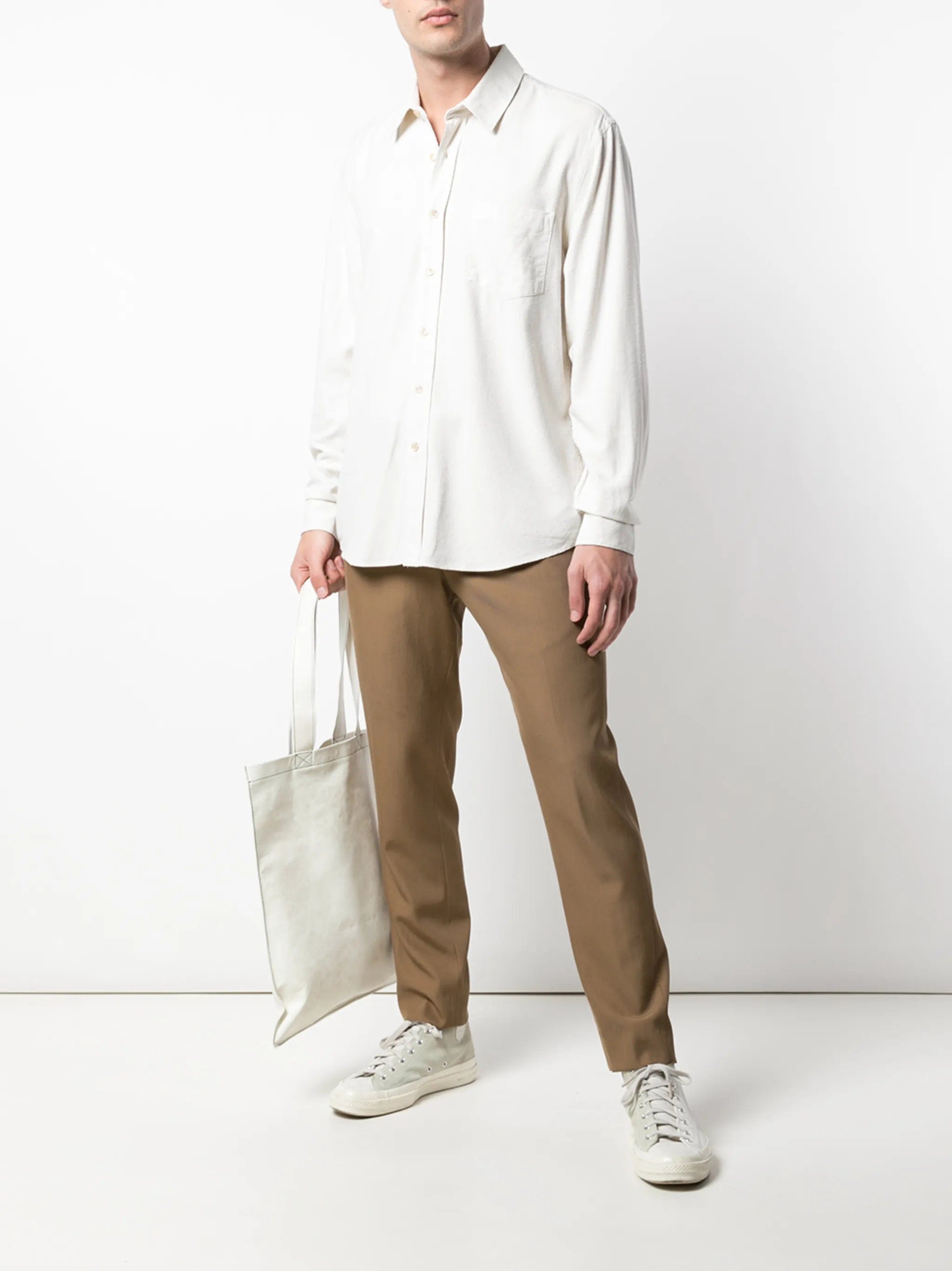 OUR Legacy long - sleeve silk shirt