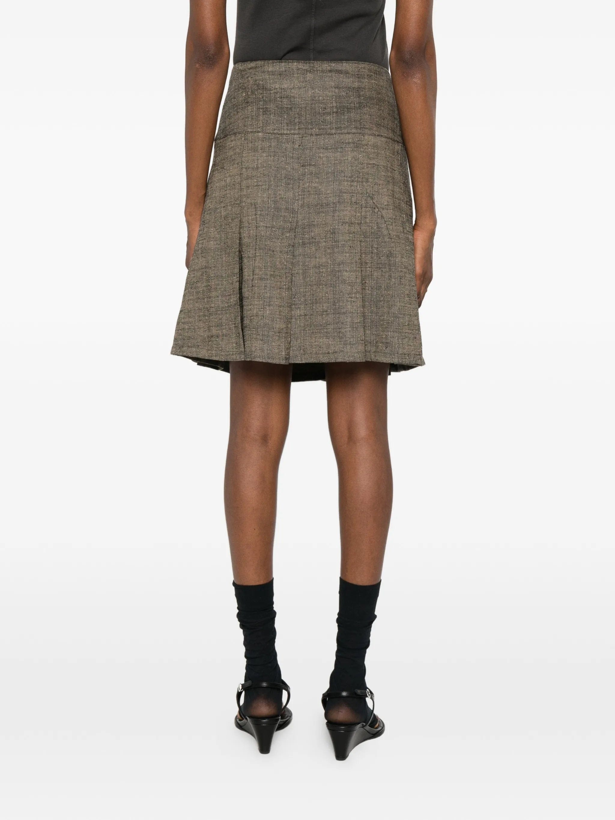 OUR Legacy Girdle pleated skirt