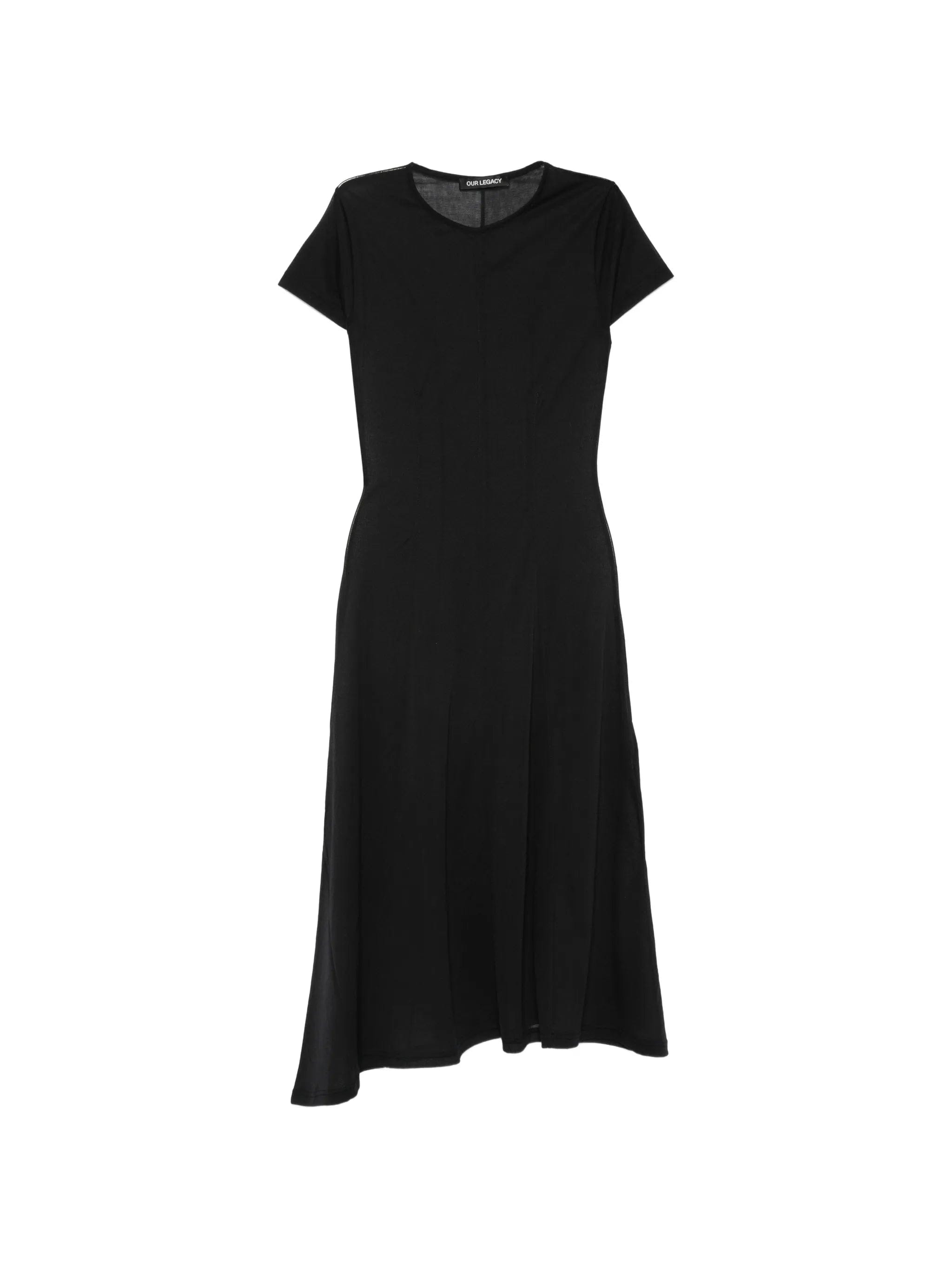 OUR Legacy Ragged short - sleeves midi dress