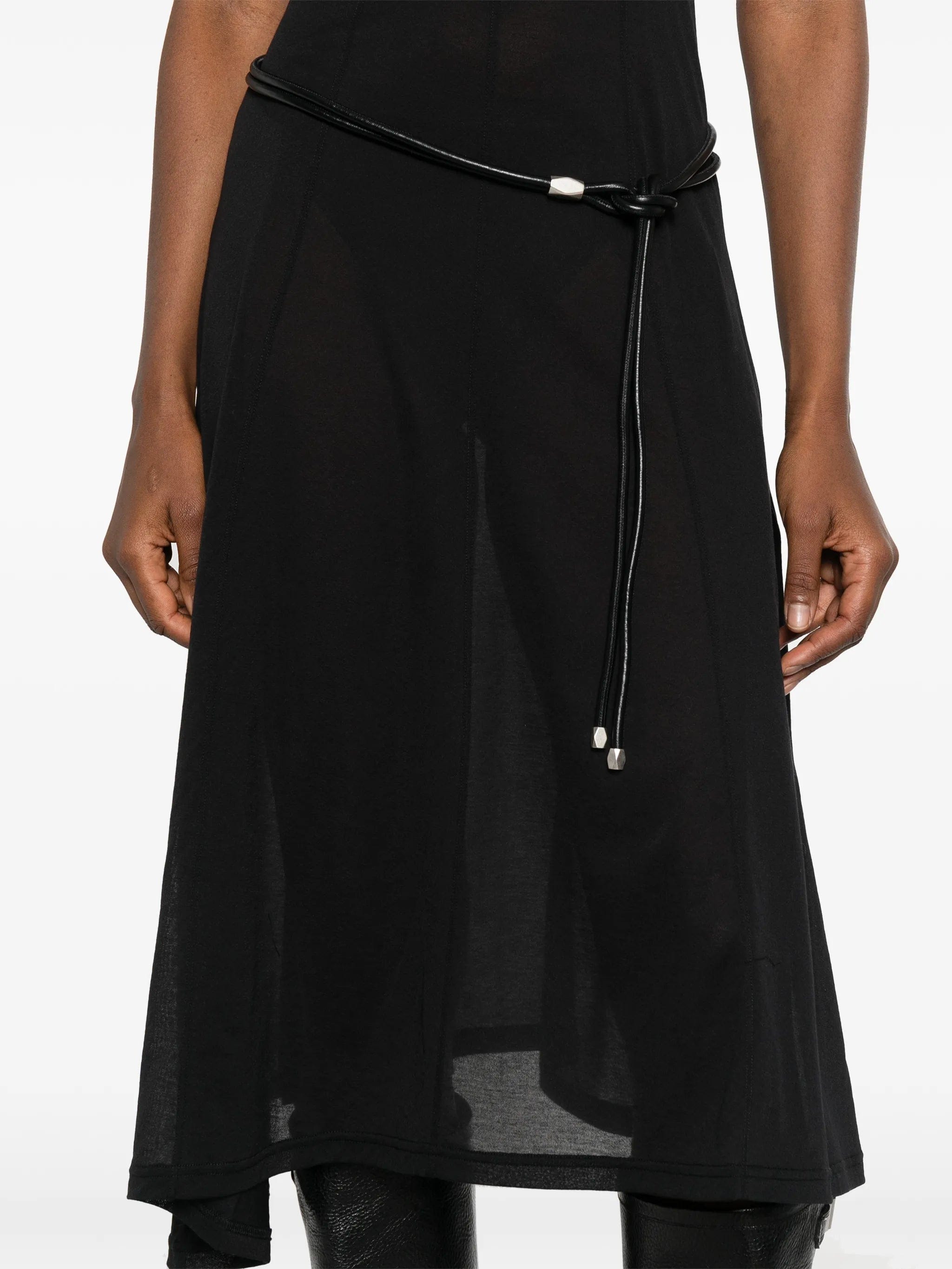 OUR Legacy Ragged short - sleeves midi dress