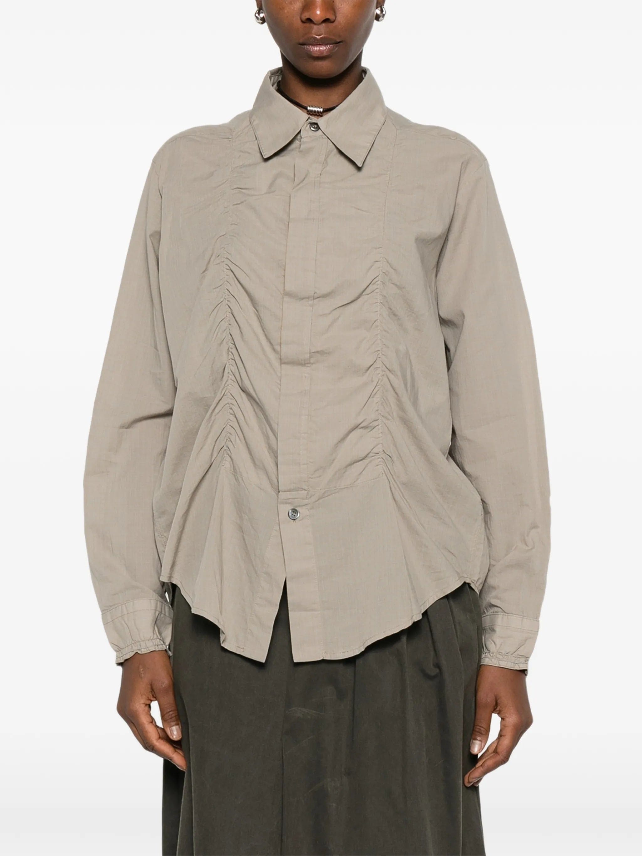 OUR Legacy Jumble ruched shirt