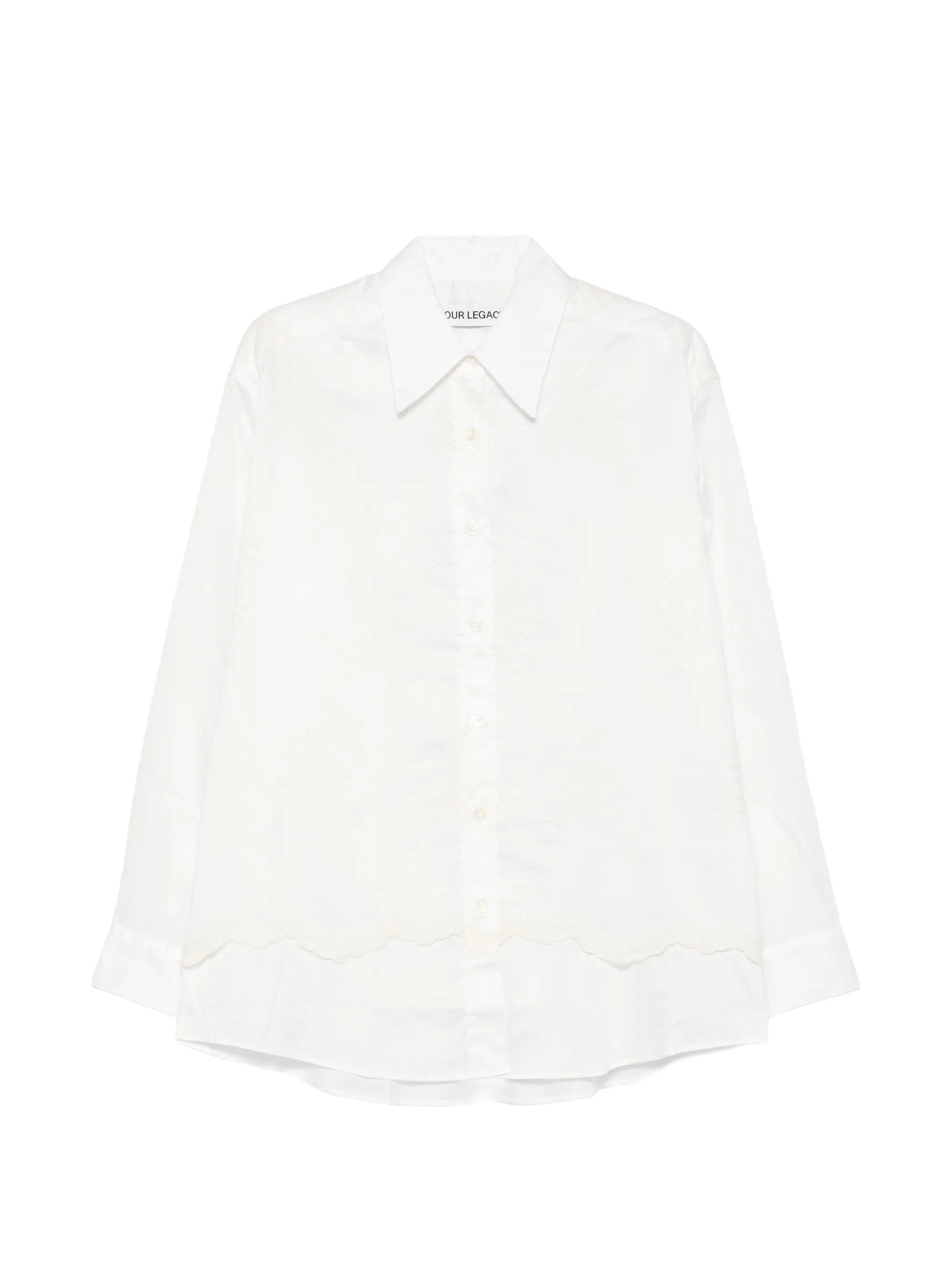 OUR Legacy lace - trim shirt